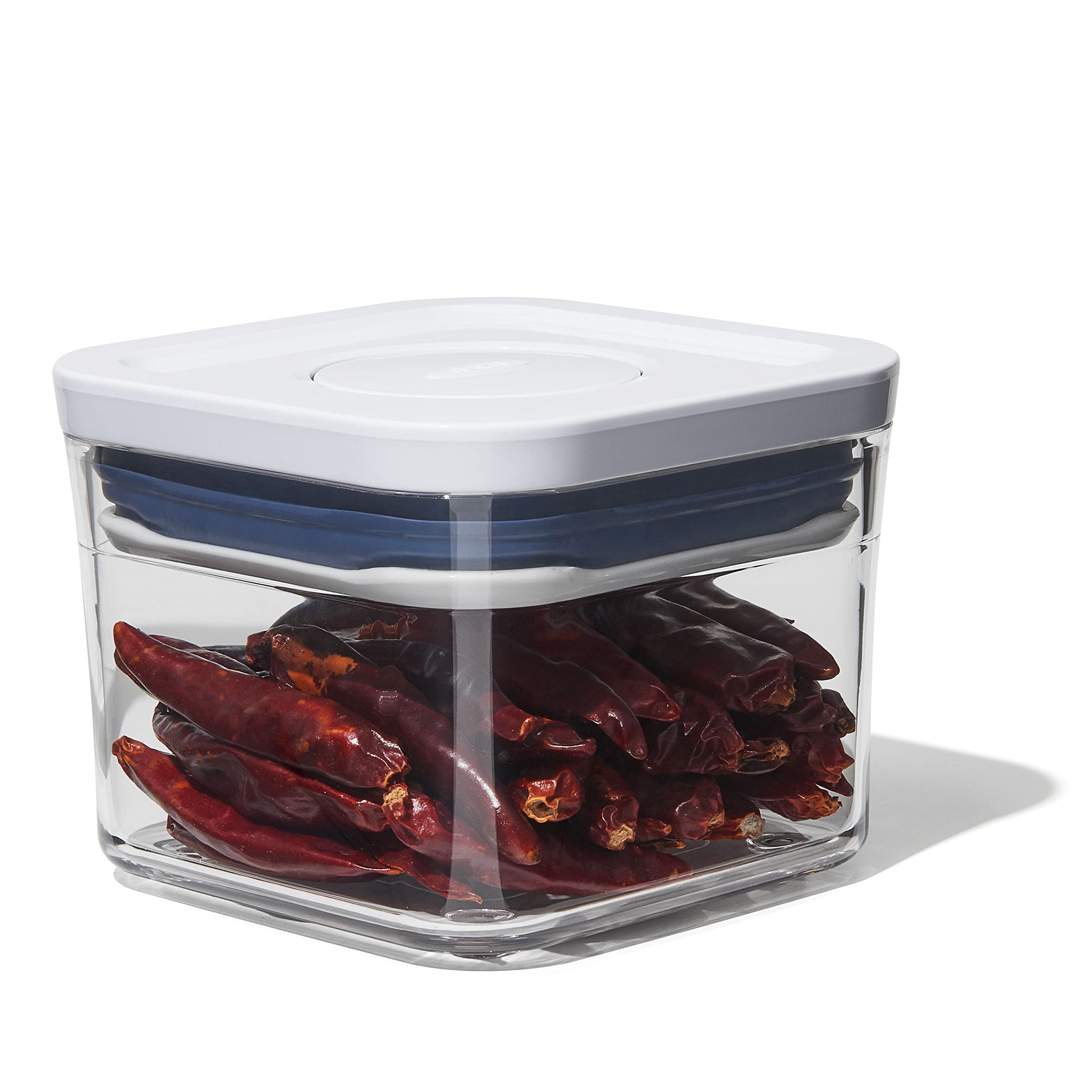 OXO Good Grips POP Container  Airtight Food Storage  Small Square Mini 0.4 Qt Ideal for baking powder spices dried herbs and chiles