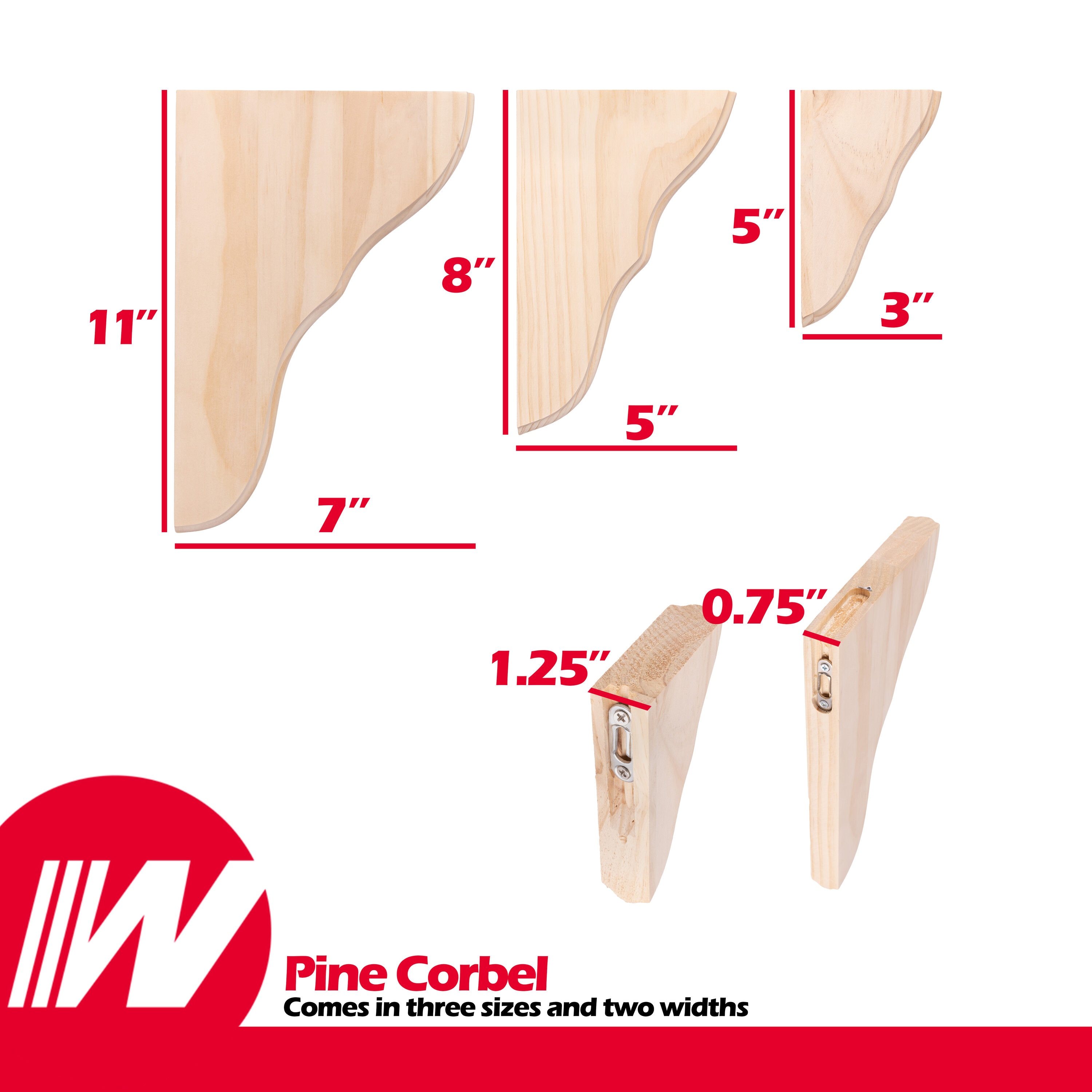 Waddell 356 corbels - View #2