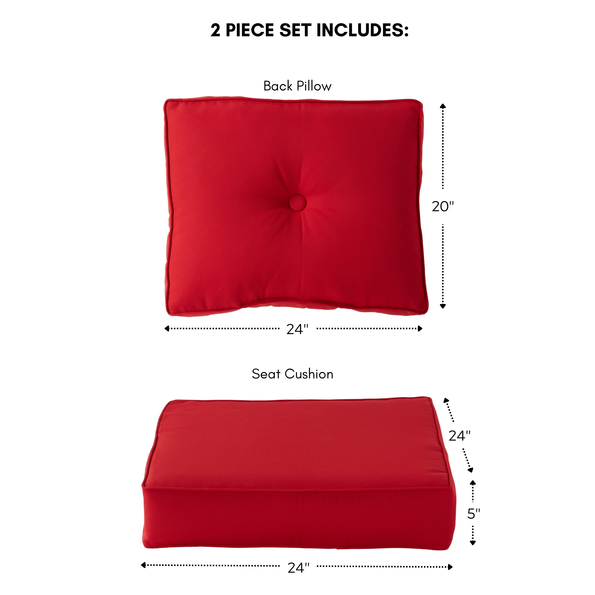 Greendale Home Fashions SC7830-JOCKEYRED Patio-Furniture-Cushions - View #9