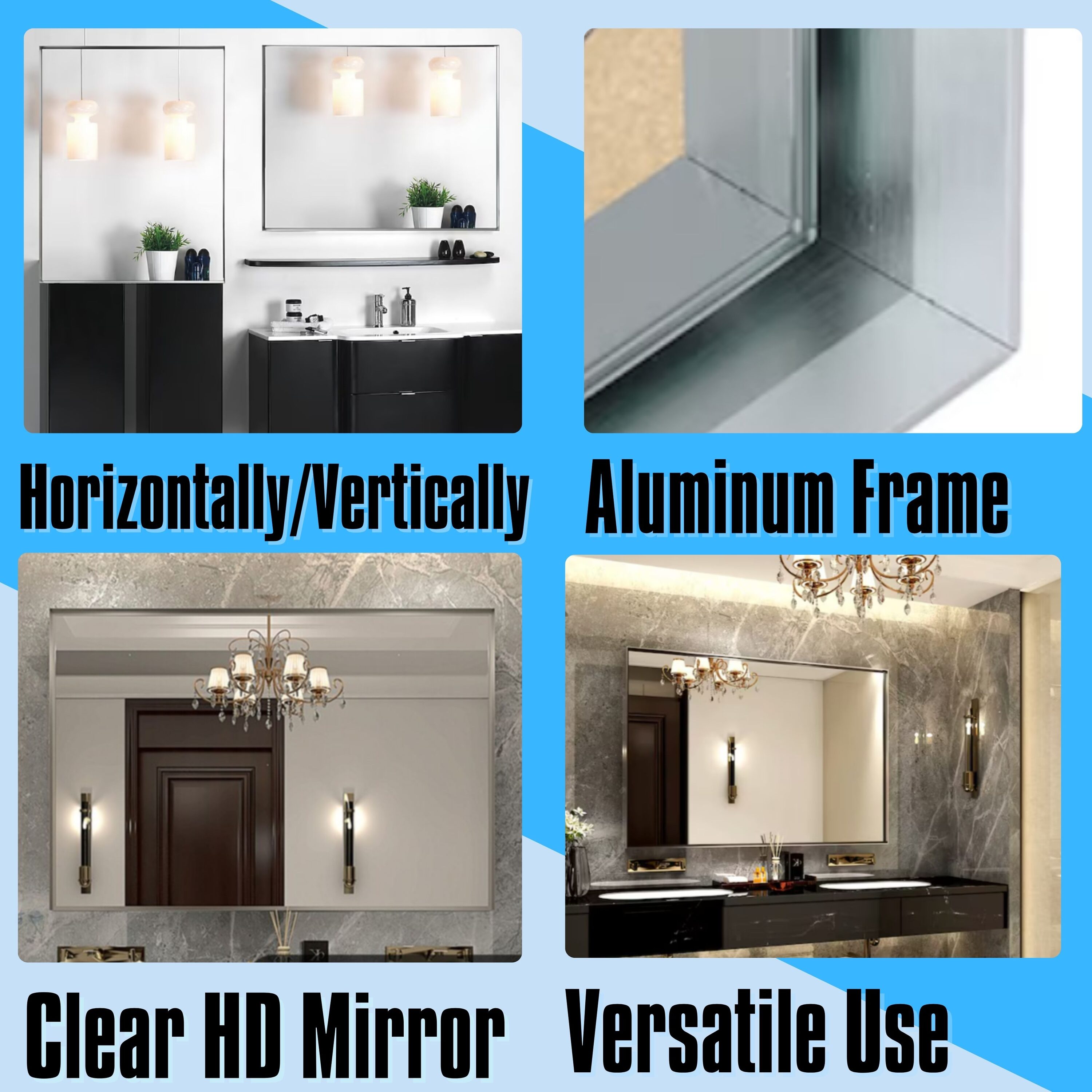 ToolCat SF1-29-YT Framed-Bath-Mirrors - View #2