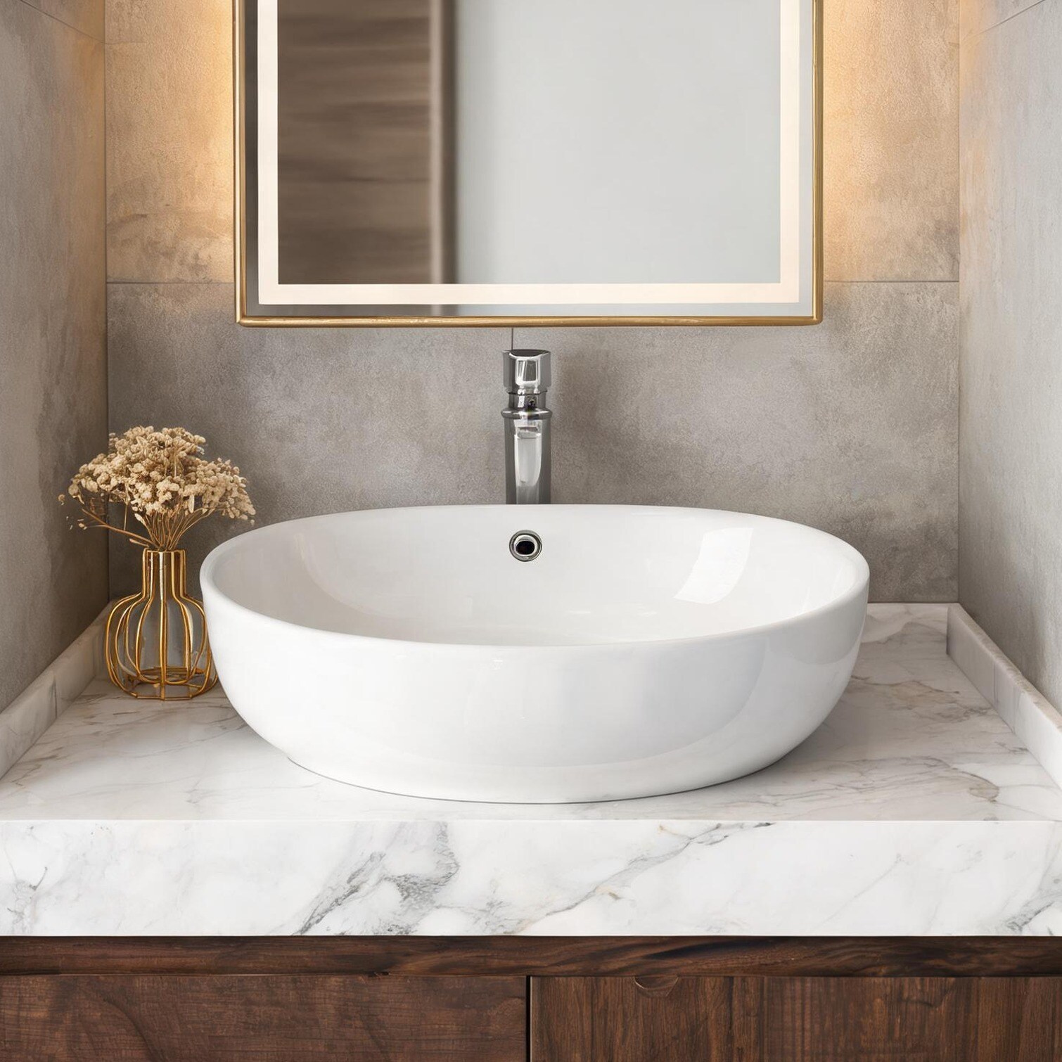 BBabe Brushed Nickel Metal Bathroom Accessories with Metal Frame and Brushed Nickel 9.4 x 2.8 x 2.8