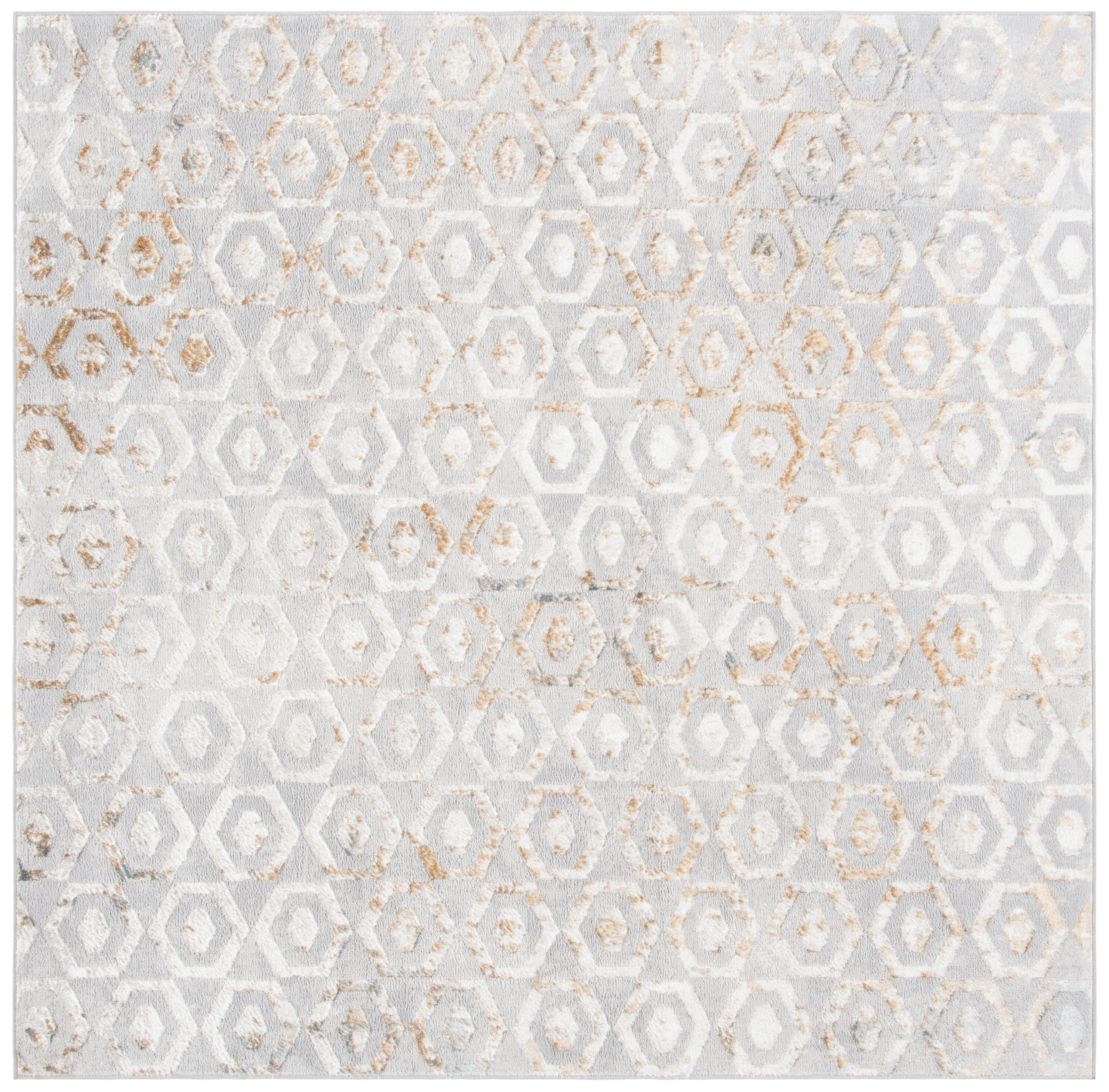 Orchard 608F Grey/Gold 7 X 7 Area Rug