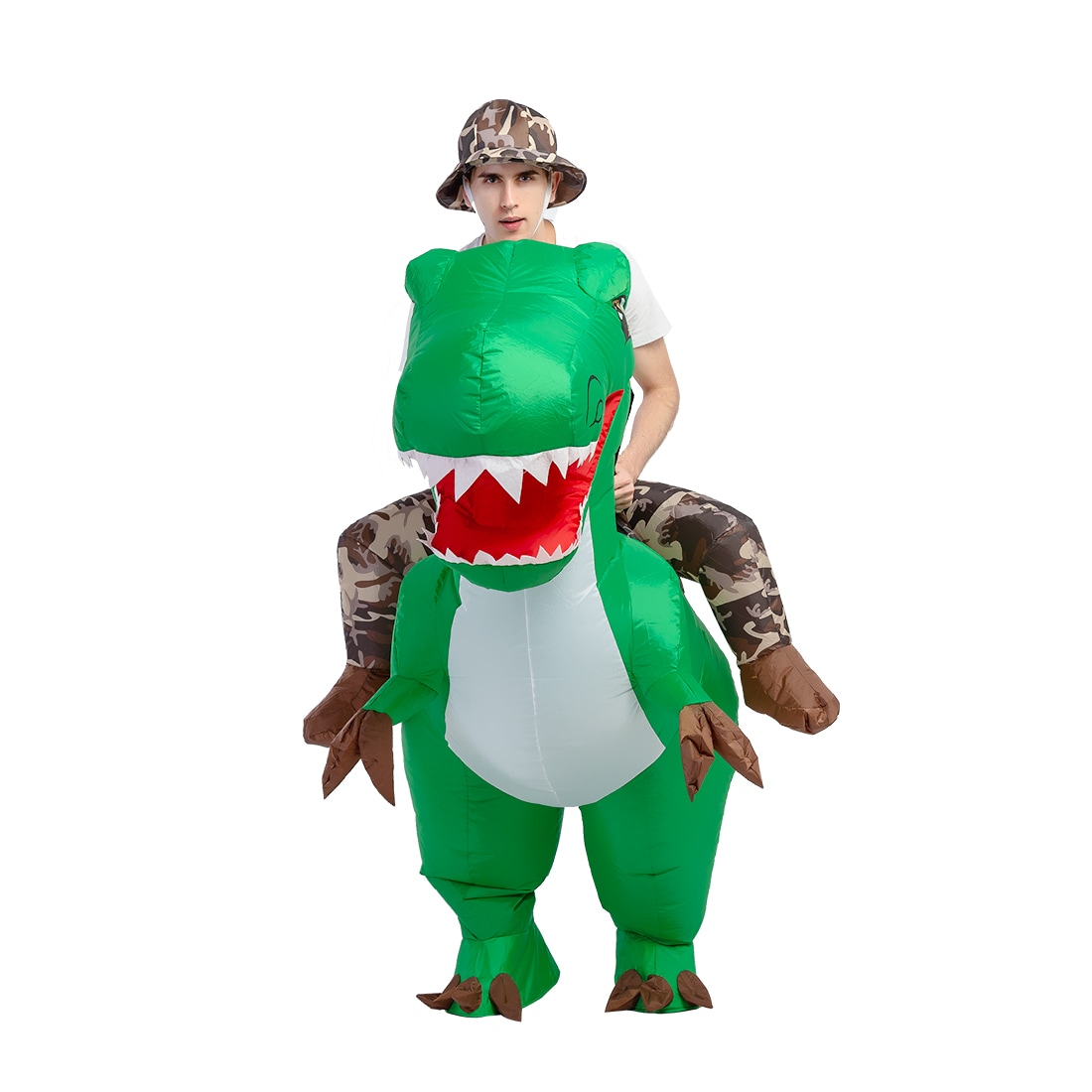 GOOSH GOOSH 63 inch Dinosaur Costumes for Adults, Halloween Costume ...