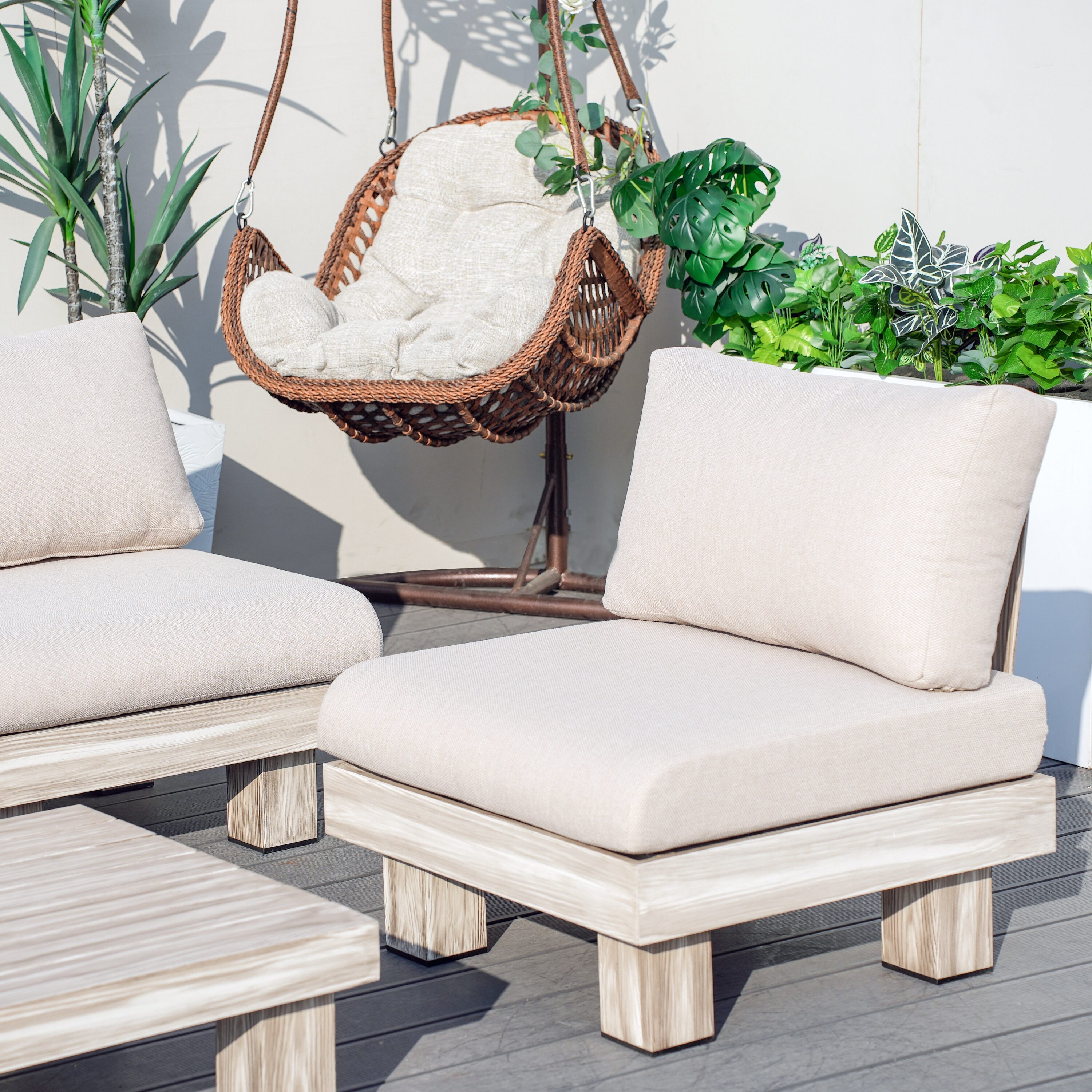 Moda Furnishings MD-2510SS5TA Patio-Conversation-Sets - View #4