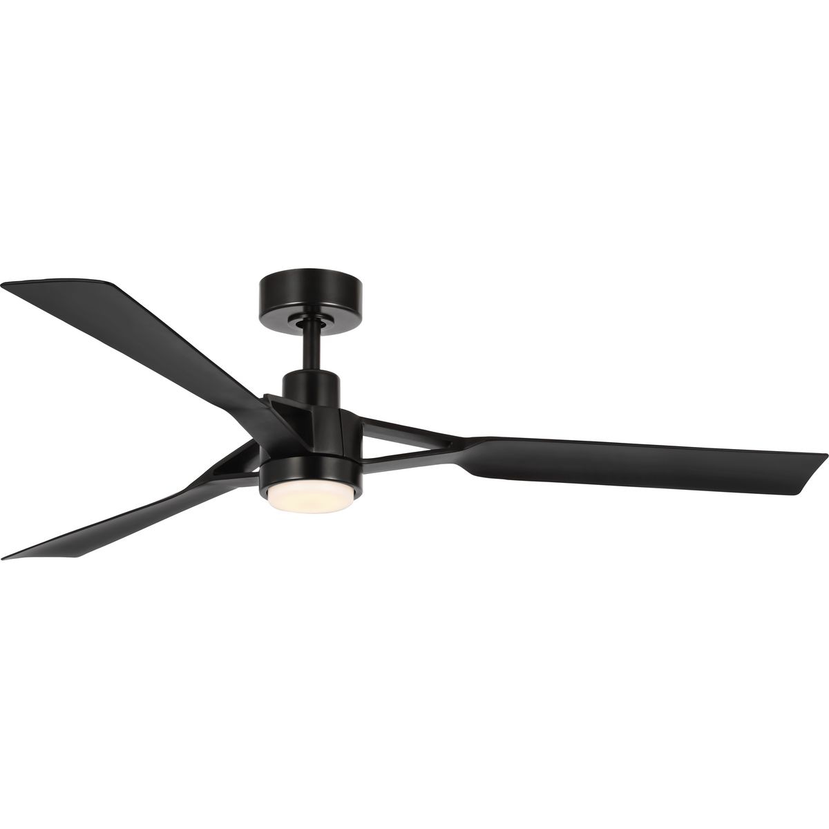 Belen 60" Matte Black Ceiling Fan with LED Light and Remote