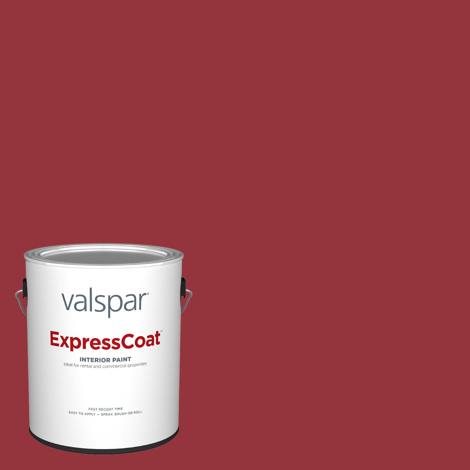 Valspar 1011-3-935345 Pro ExpressCoat Semi-gloss Quite Red 1011-3 Latex Interior Paint ( 1-gallon )