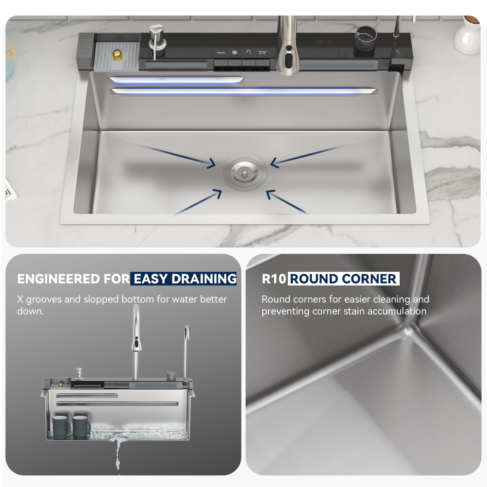 Lordear LD-2AJ33TS Kitchen-Sinks - View #7