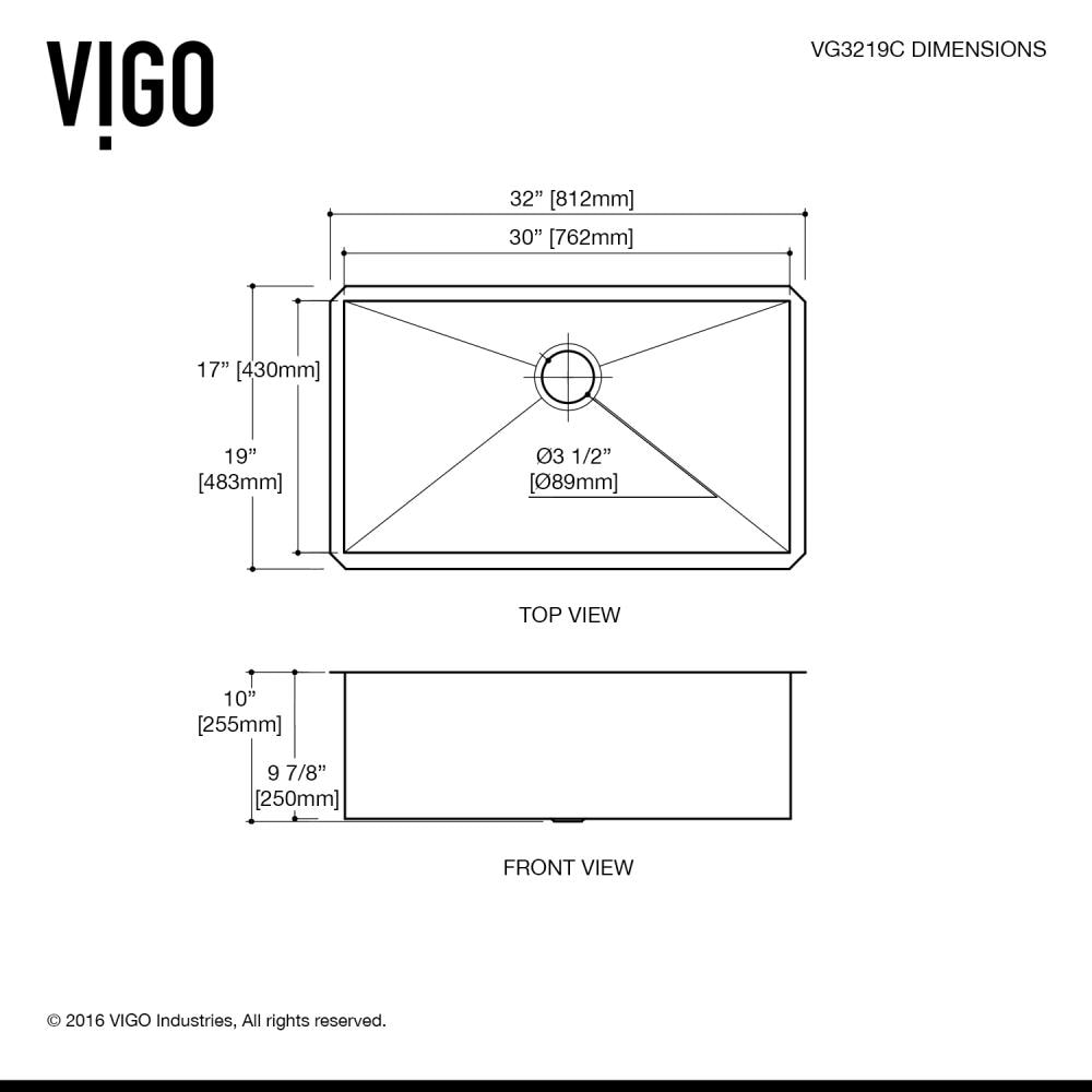 VIGO VGG1418 Sink-Grids - View #8