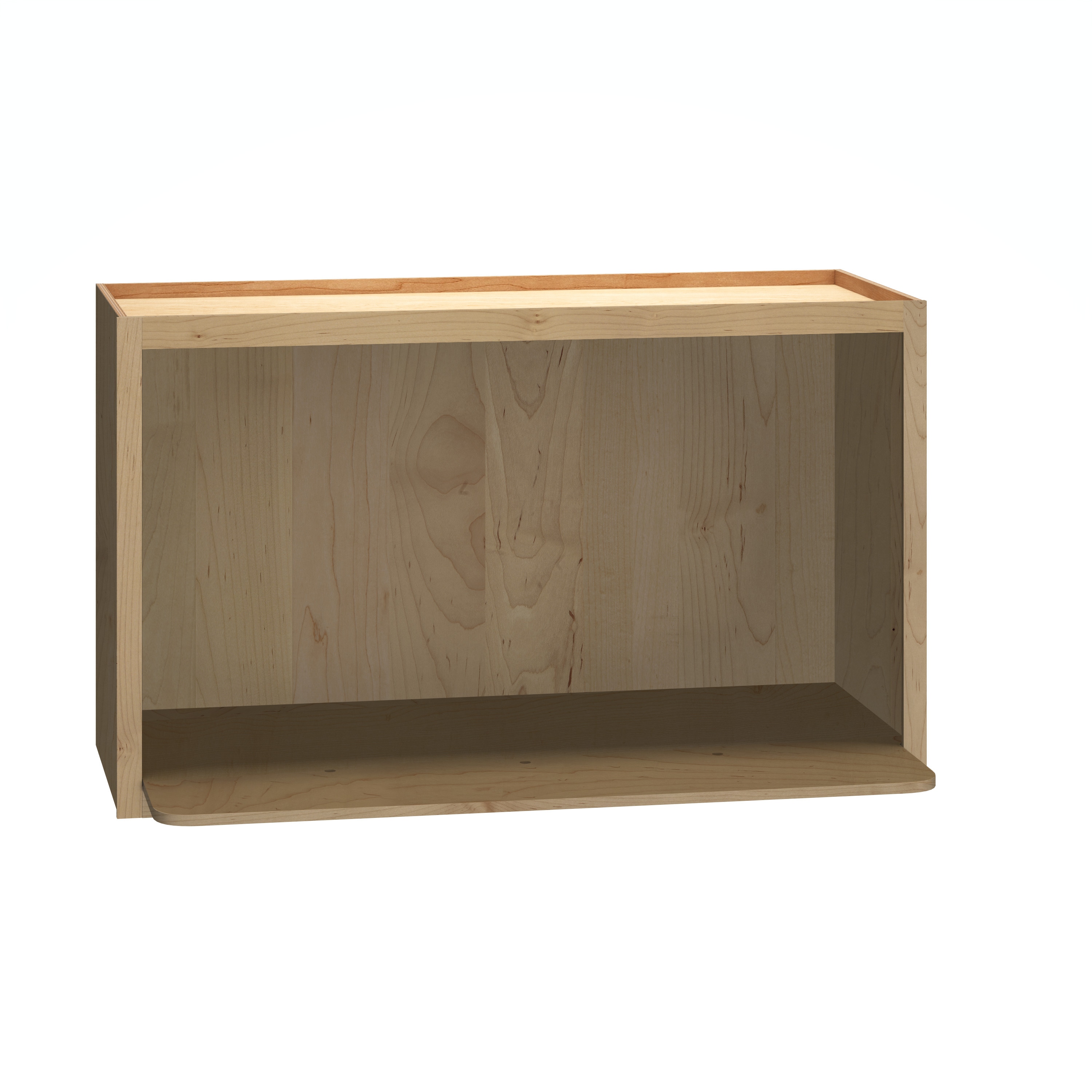 Diamond Express 62K-MW3018 Jamestown 30-in W x 18-in H x 12-in D Coastline Brown Microwave Wall Fully assembled Plywood Cabinet (Recessed Panel Shaker)