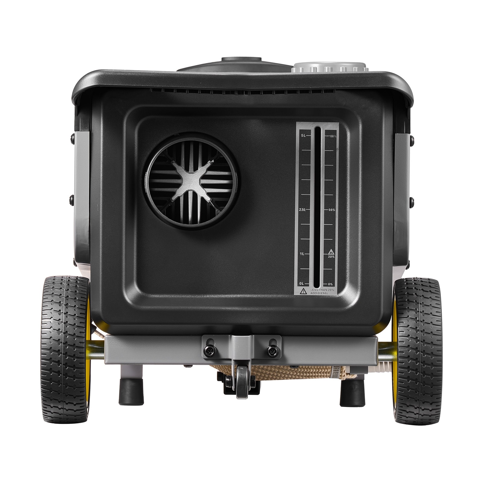 GIVIMO 8-kW Portable Diesel Air Heater with Bluetooth App Trolley Design and 1.3-gal Fuel Tank