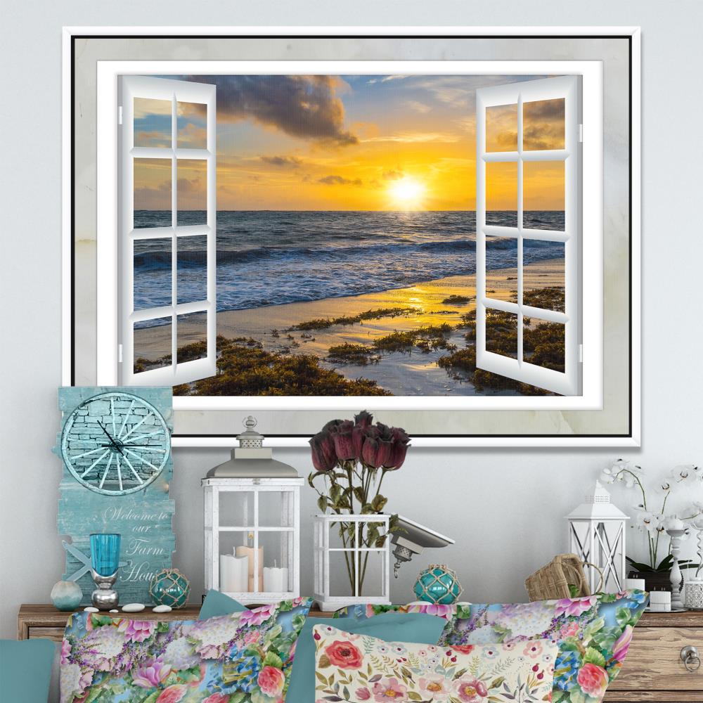 Designart FL11439-46-36-WH Wall-Art - View #2