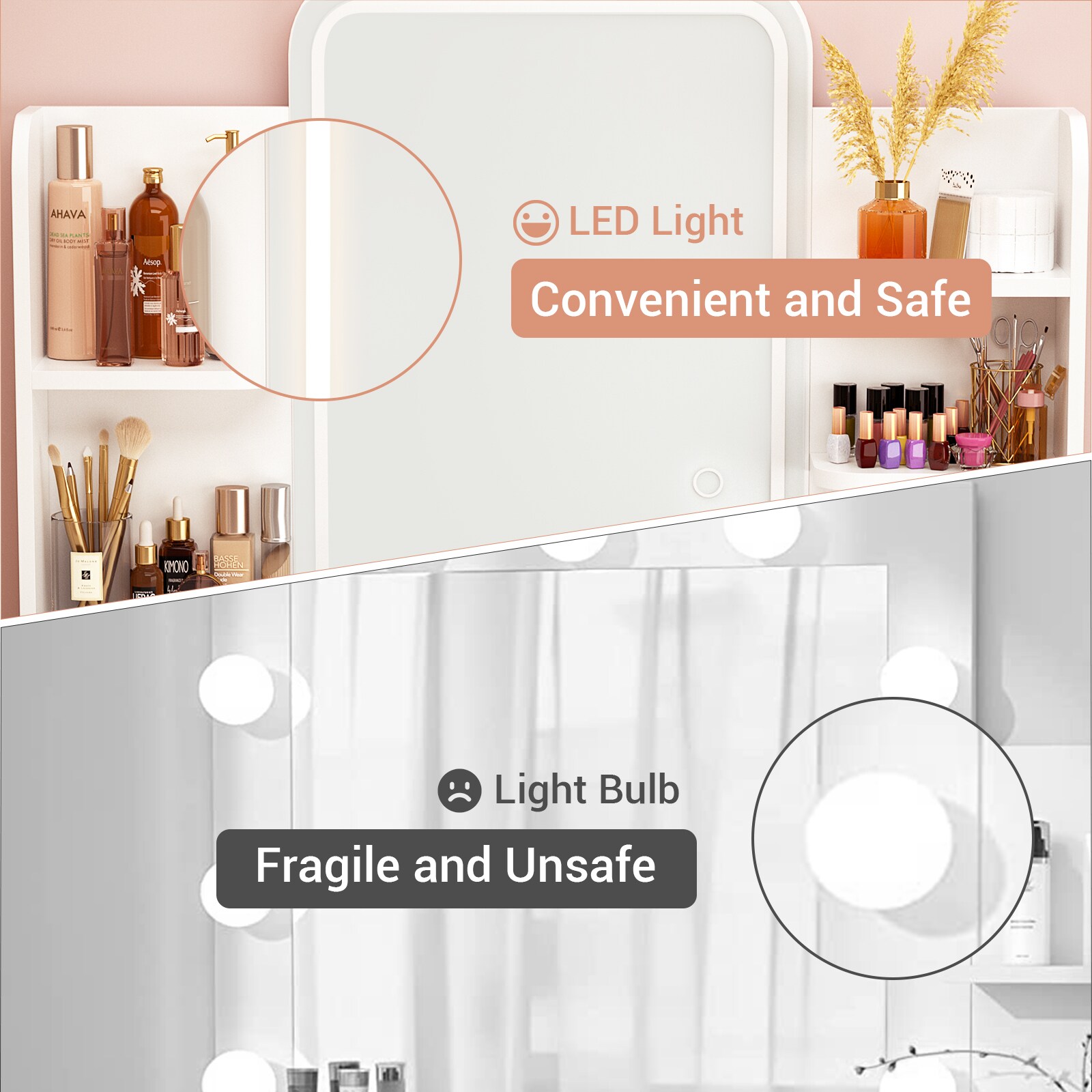 Aheaplus HZZ2-W Bedroom-Vanities - View #5