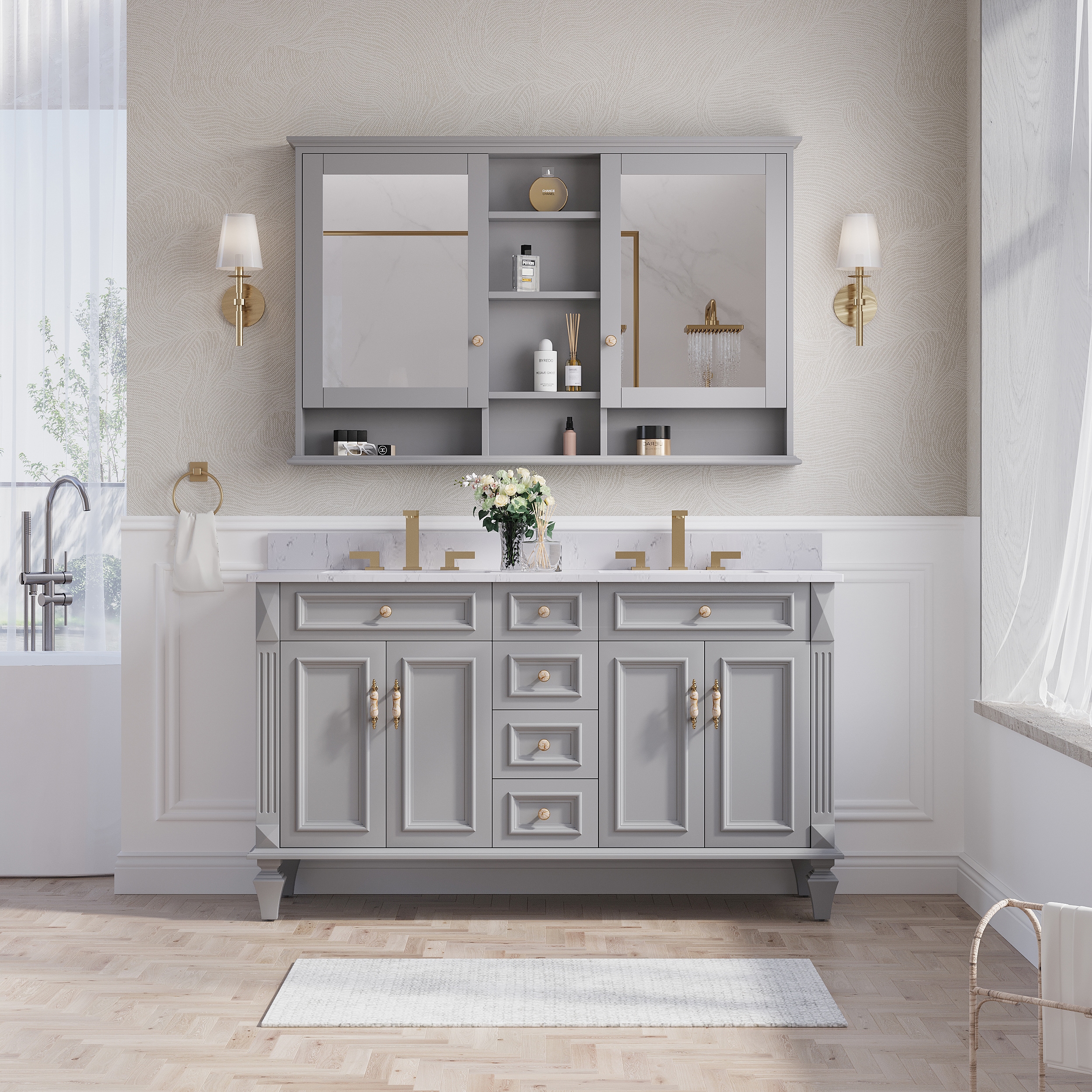 Forclover MF01-60TG Bath-Vanity-Combo - View #10