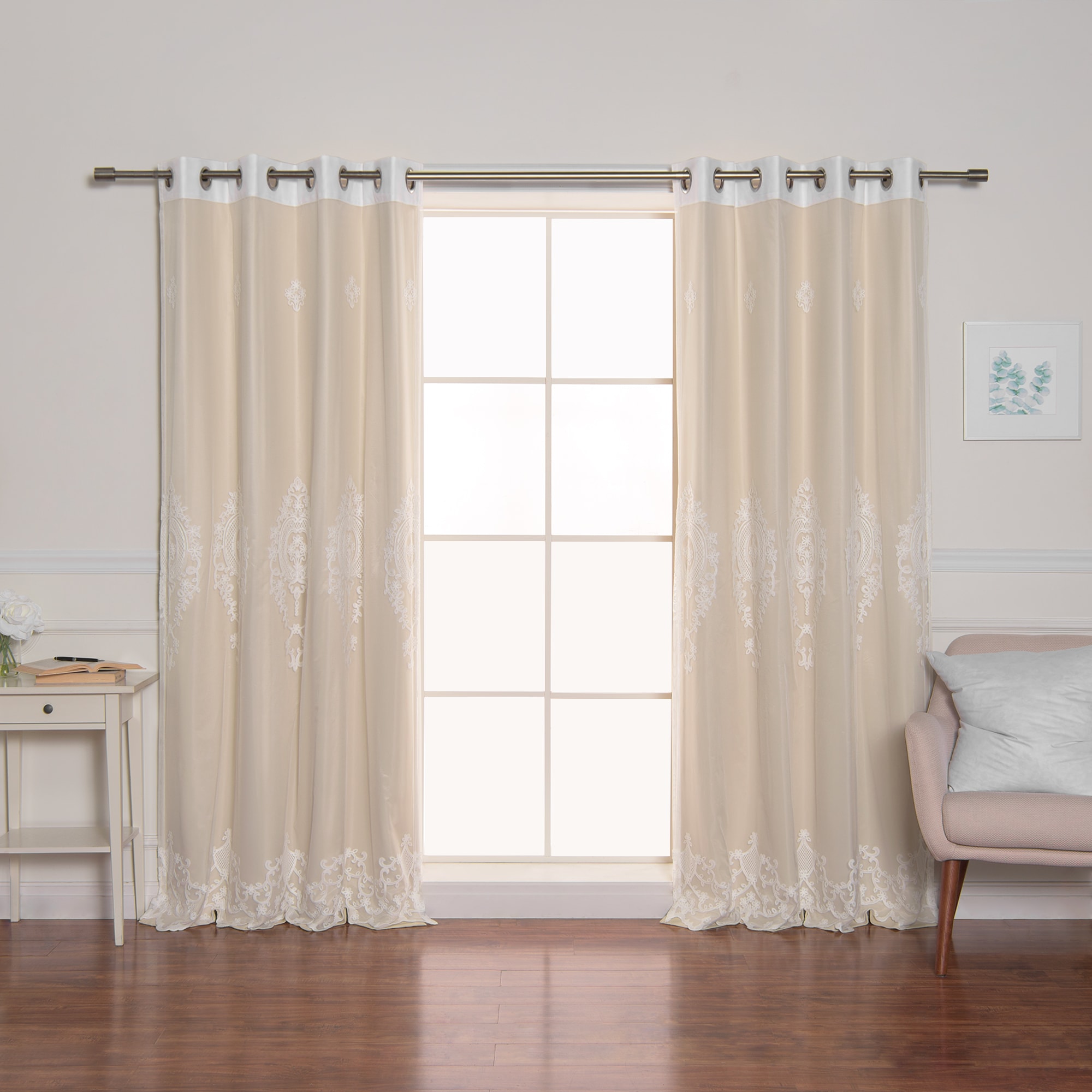 Best Home Fashion MM-DAMAS-84-BEIGE curtains - View #5