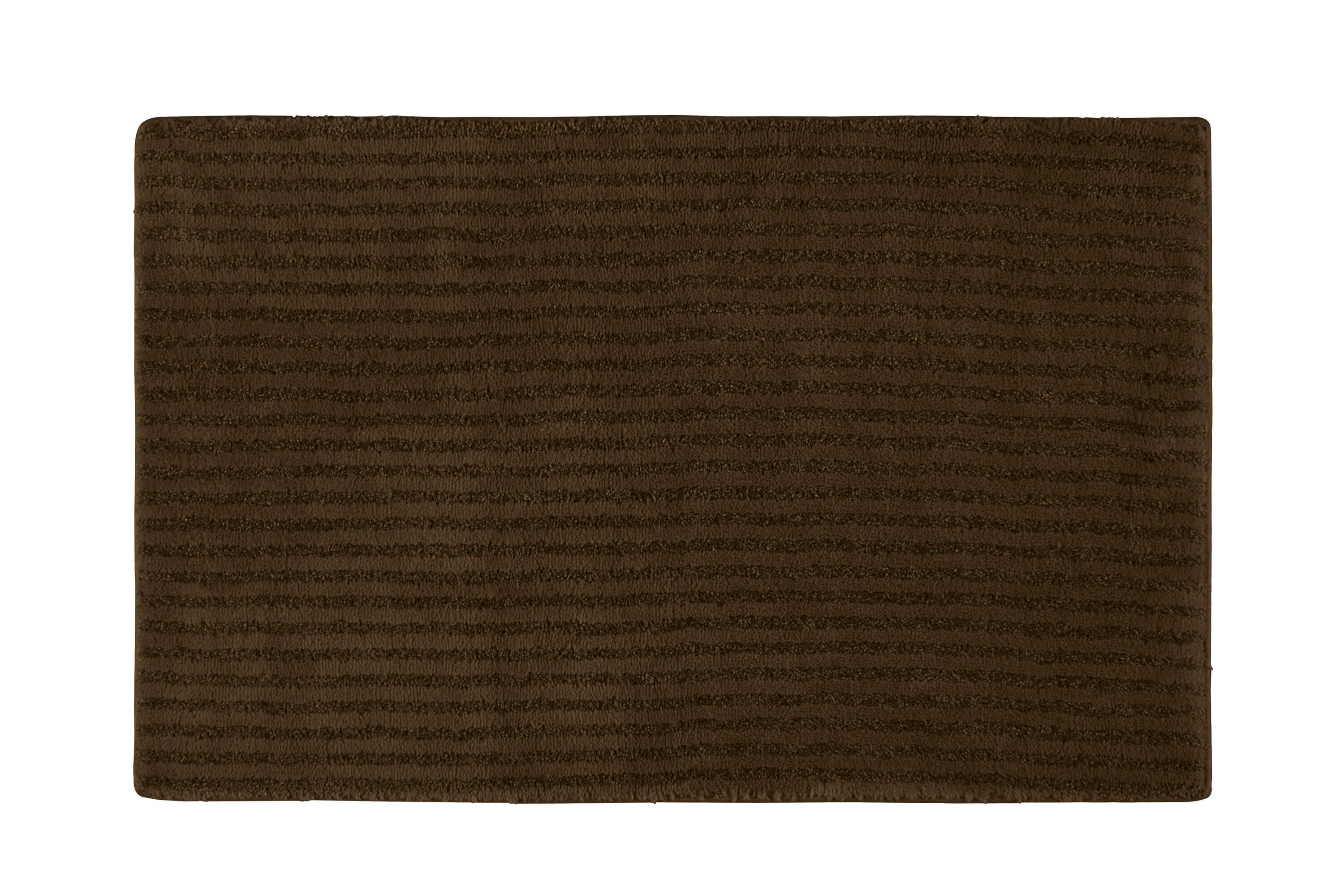 Garland Rug BA080W024040J5 Sheridan 24-in x 40-in Chocolate Nylon Bath rug