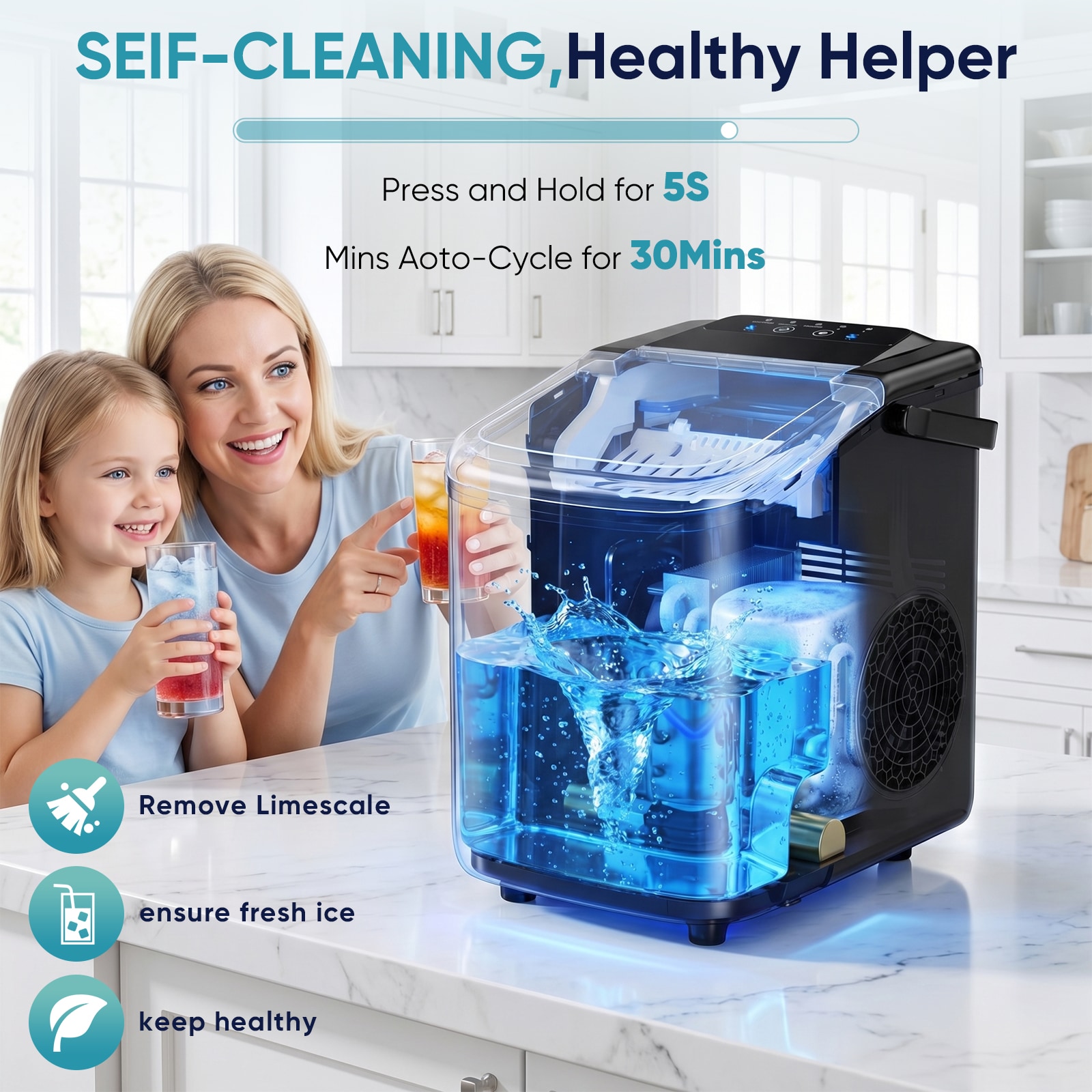 Sweetcrispy L-AH-ZBJ41XX-1D2BK Ice-Makers - View #5