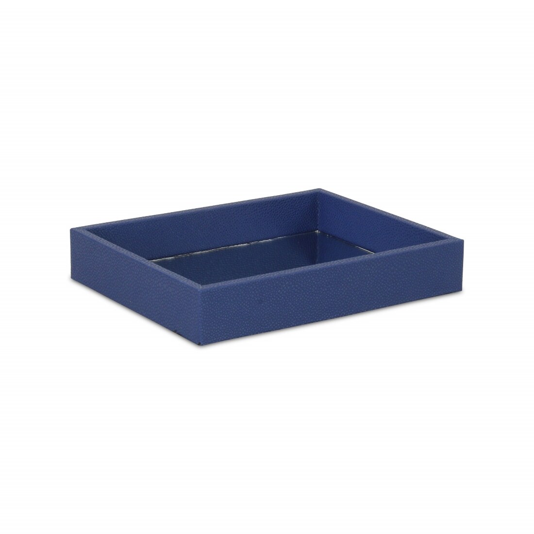HomeRoots 4000483297 1.75-in x 10.25-in Navy Blue Rectangle Serving Tray