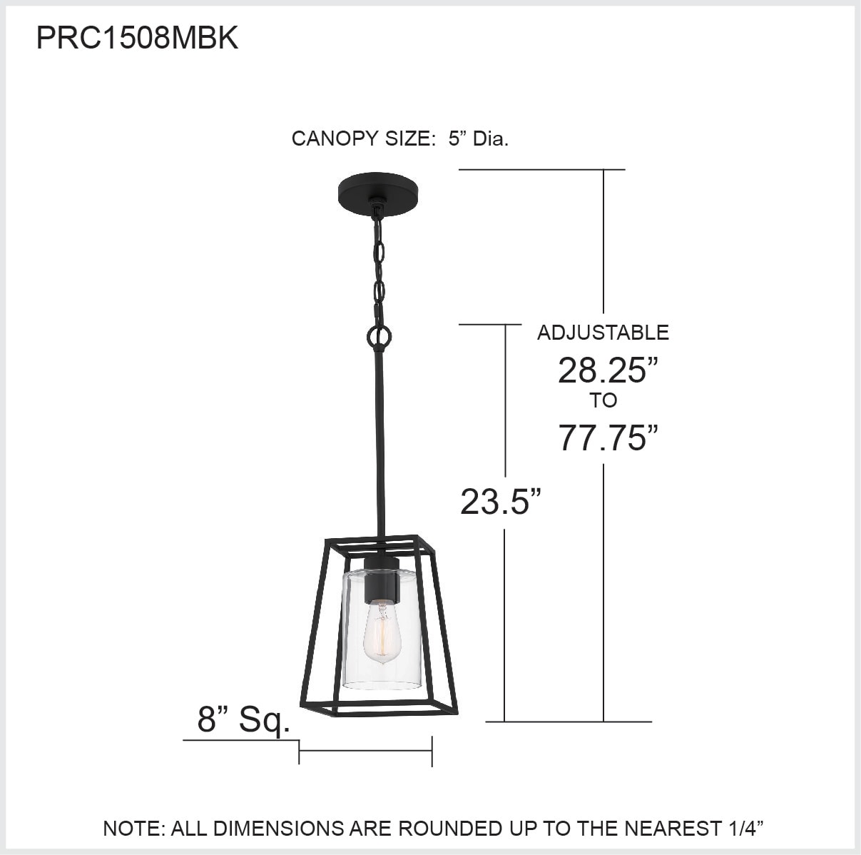 Quoizel PRC1508MBK Pendant-Lights - View #9