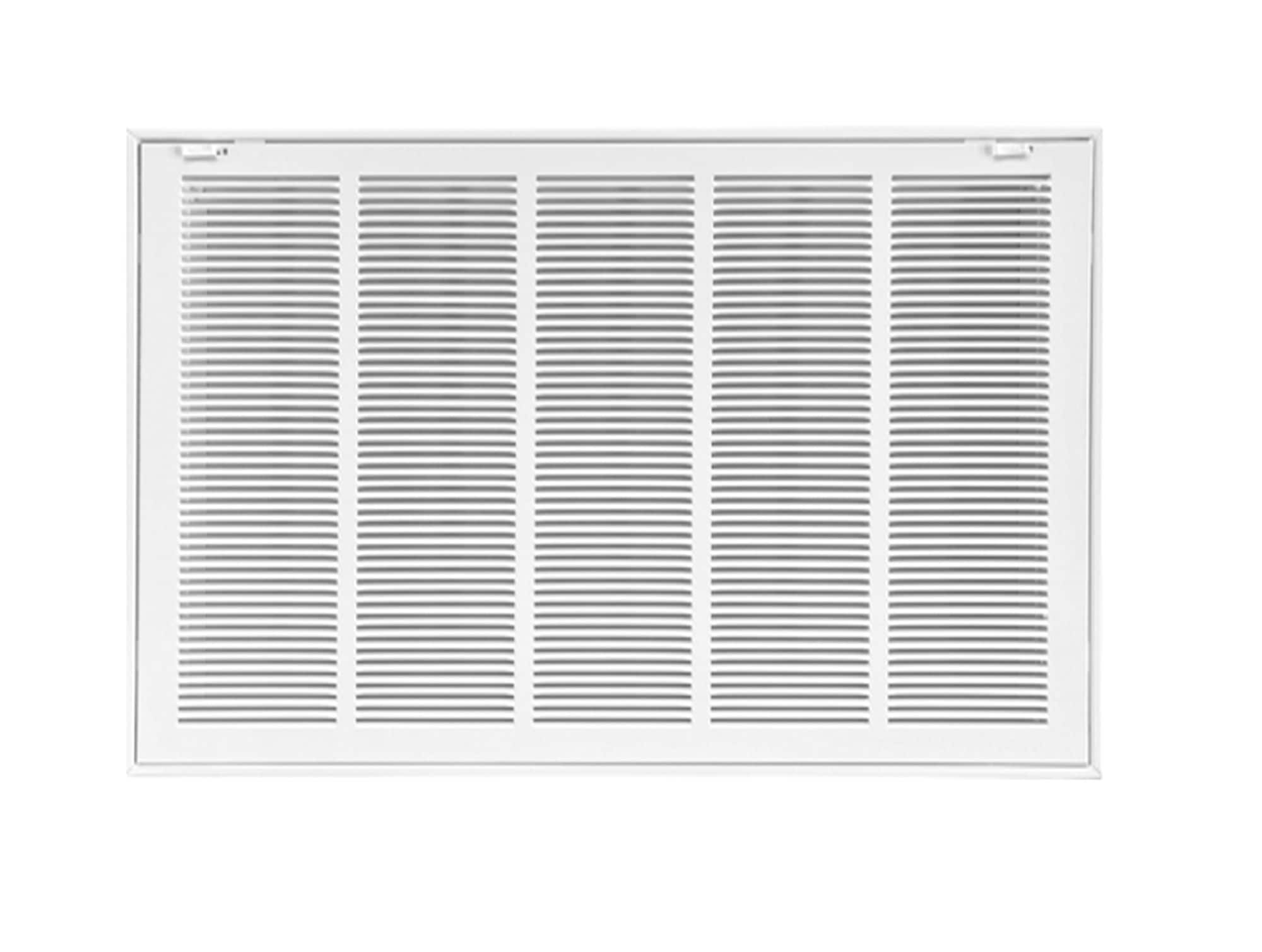 RELIABILT 7233020WH 30-Inches x 20-Inches Steel White Sidewall/Ceiling Return air filter grille