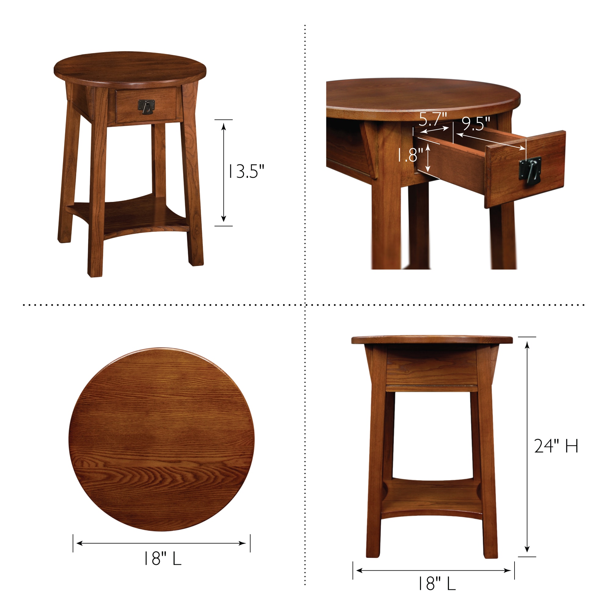 Leick Home 9056-RS End-Tables - View #2