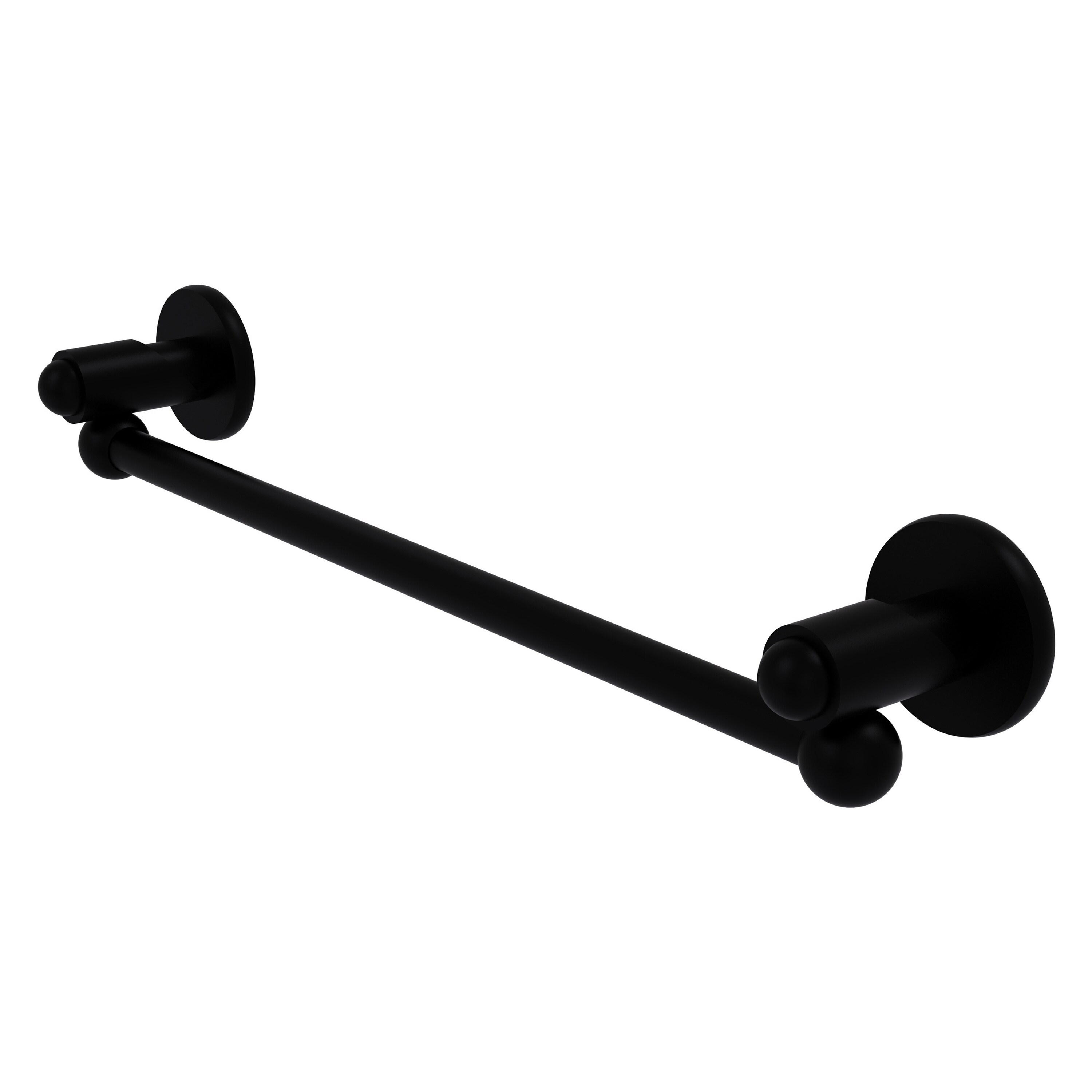 Allied Brass SH-41/24-BKM Soho 24-in Matte Black Wall mount Single Towel Bar
