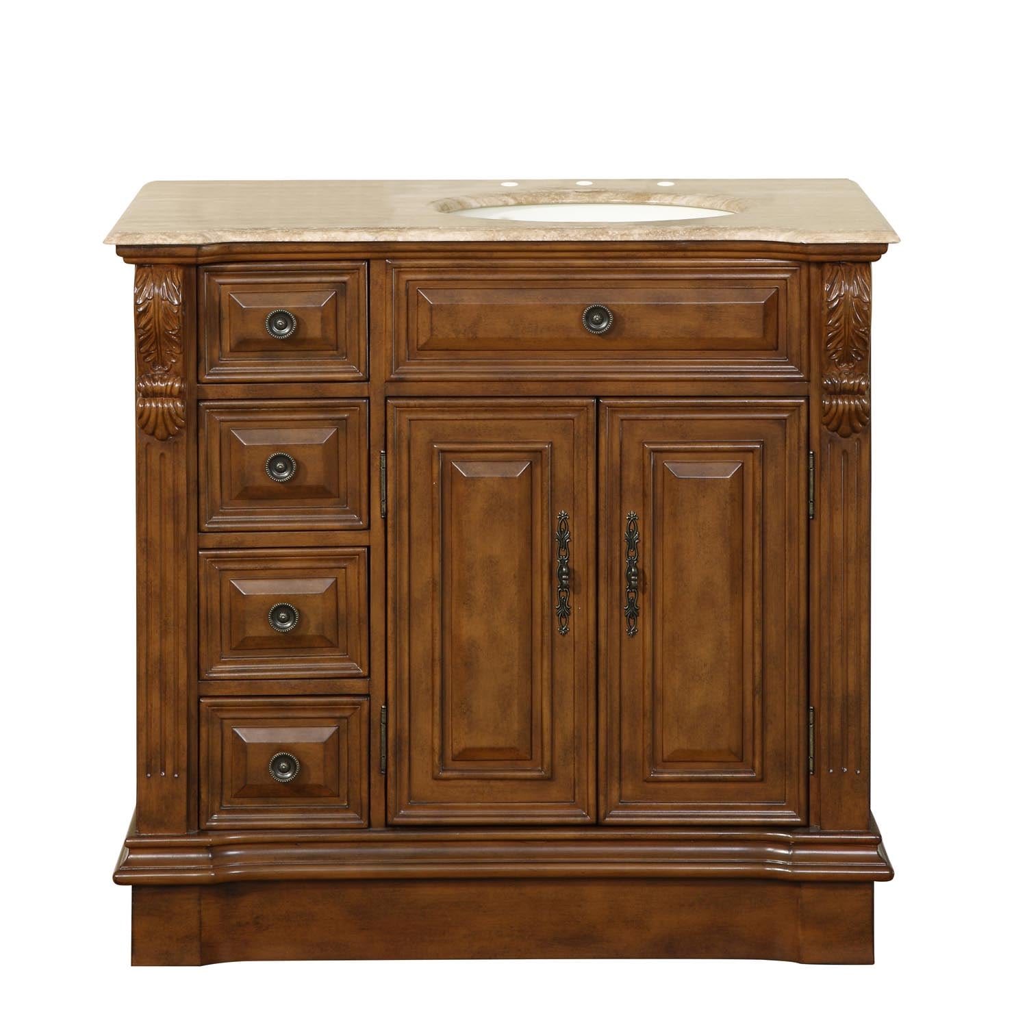 Silkroad Exclusive HYP-0904-T-UIC-38-R Bath-Vanity-Combo - View #7