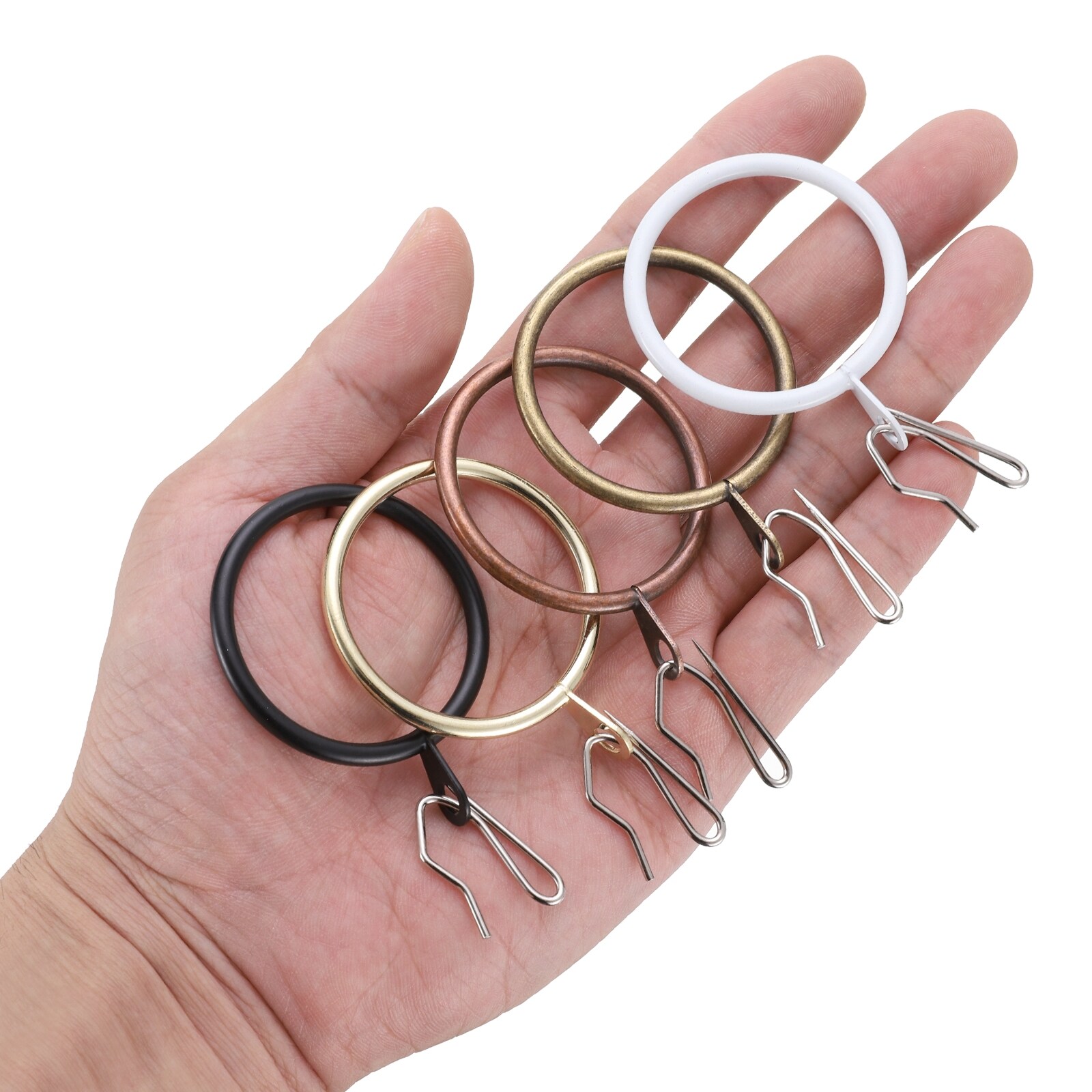 Unique Bargains S26012701UX2028 Shower-Rings-Hooks - View #4