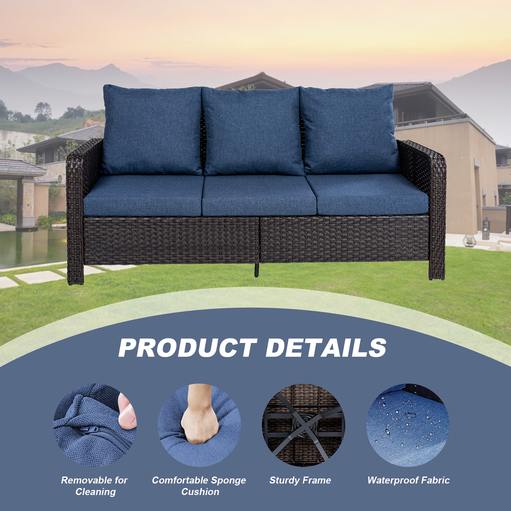 AAZJ JDS-W874S00025 Patio-Conversation-Sets - View #5
