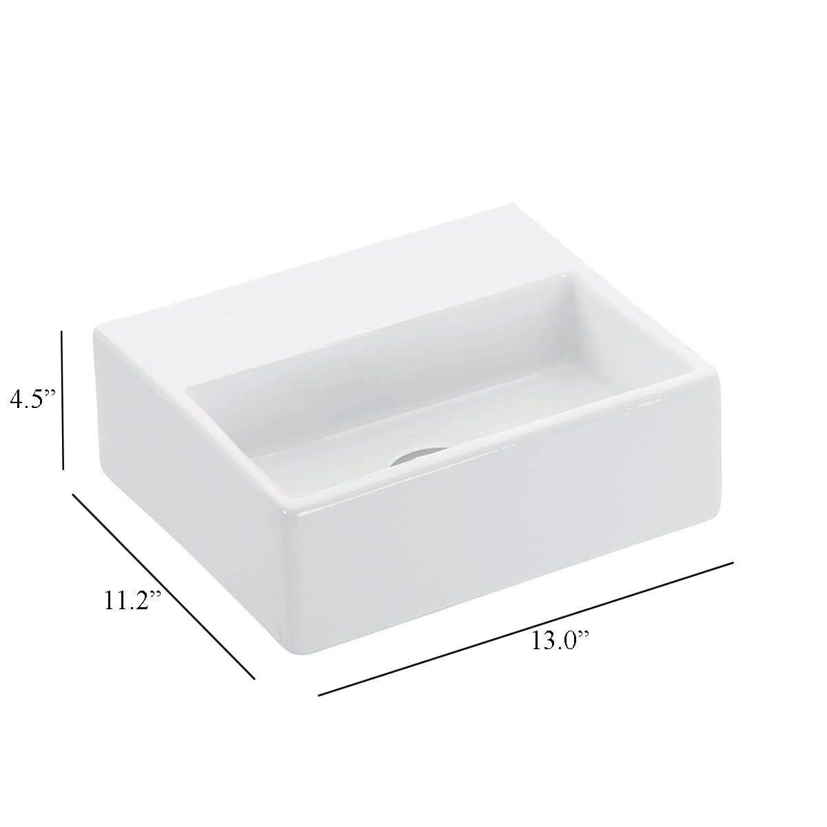 WS Bath Collections QUATTRO 30.00 Bath-Sink - View #7