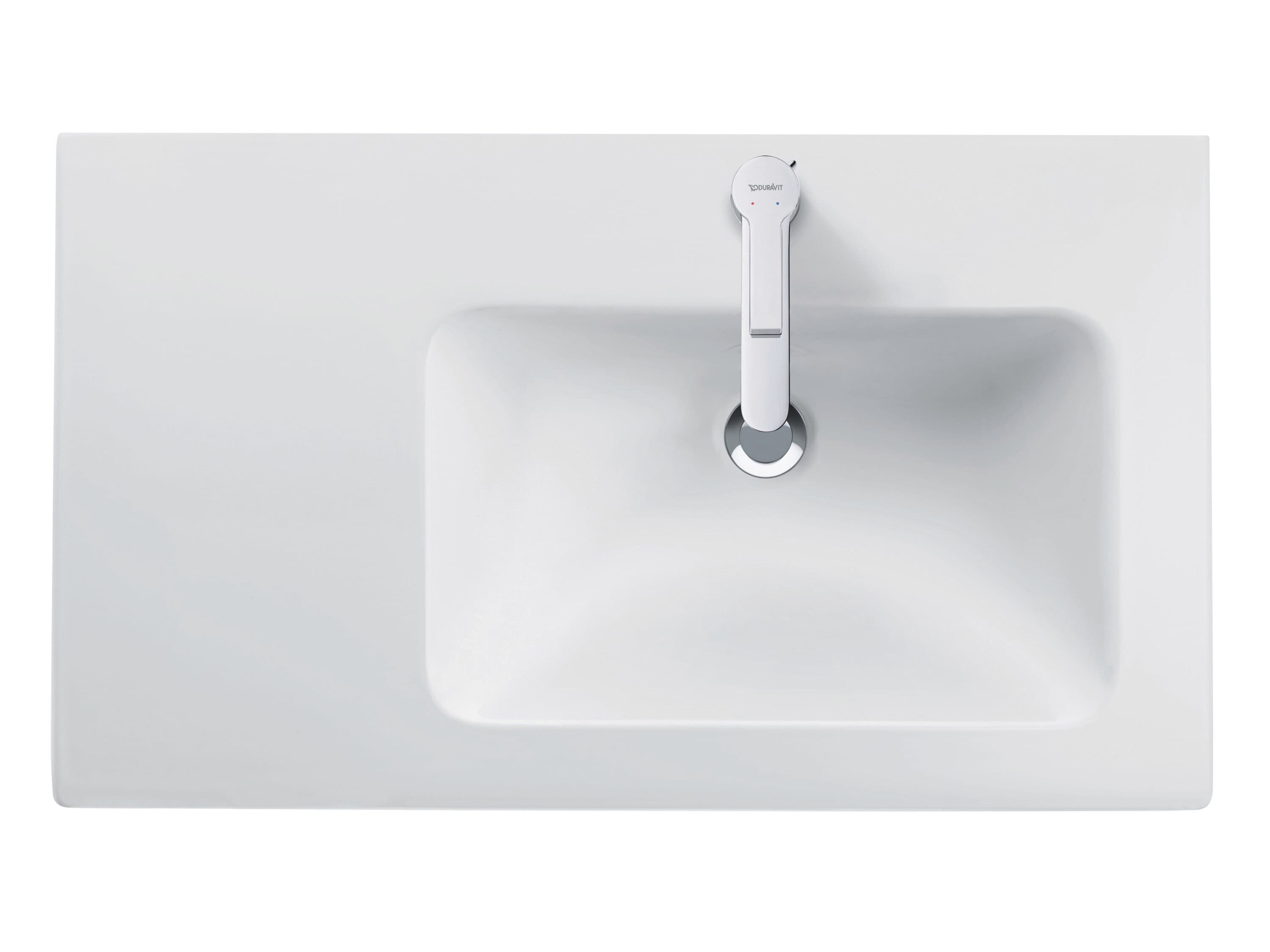 Duravit B.2 Series Chrome Single Hole 1-Handle WaterSense Bathroom Sink ...