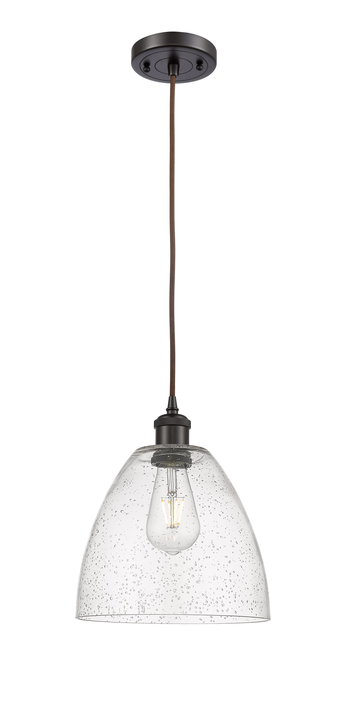 Innovations Lighting Bristol Glass Oil Rubbed Bronze Industrial Seeded ...