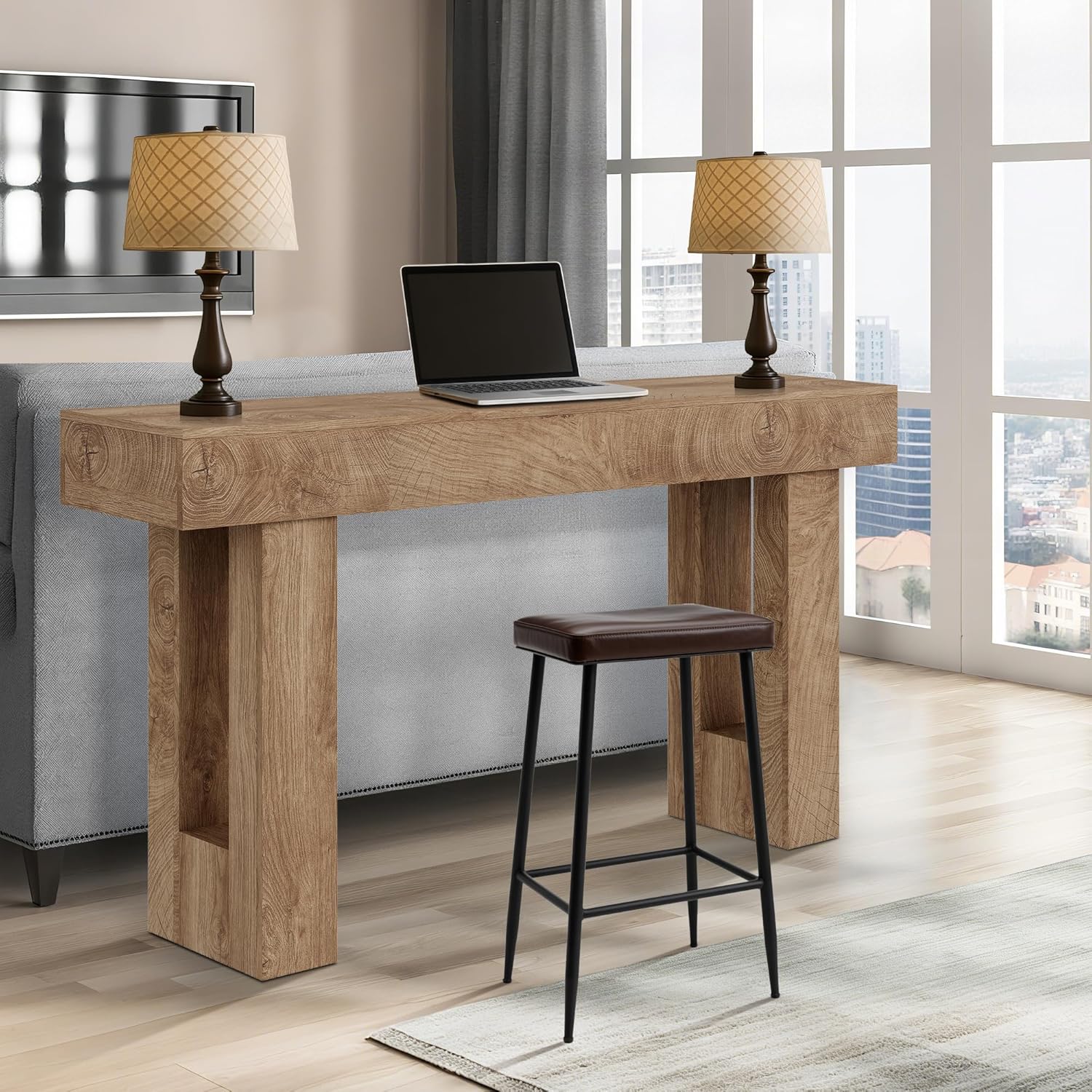 GarveeLife JSS-PHK-349HMWST Console-Sofa-Tables - View #6