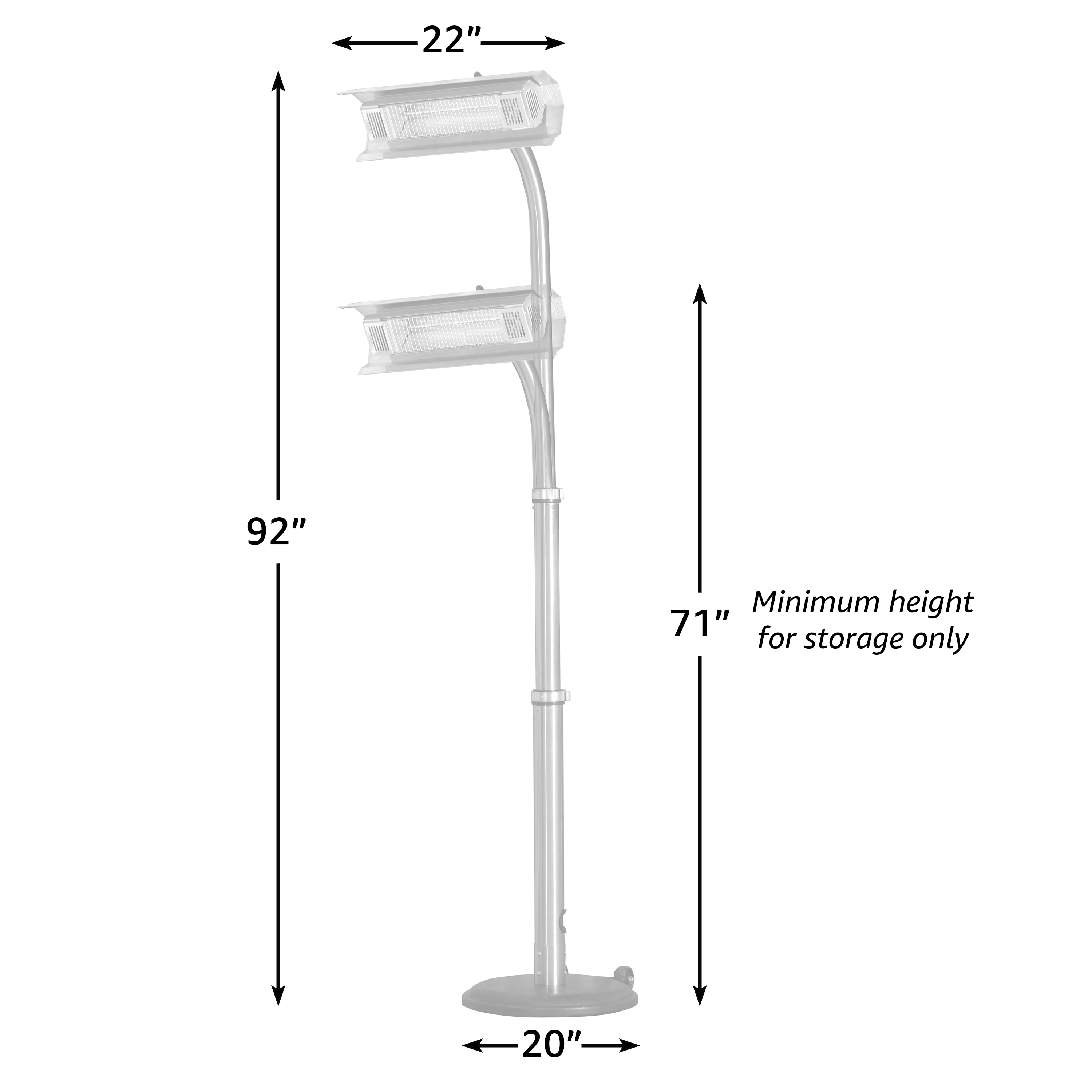 Well Traveled Living 02678 Outdoor-Electric-Patio-Heaters - View #11