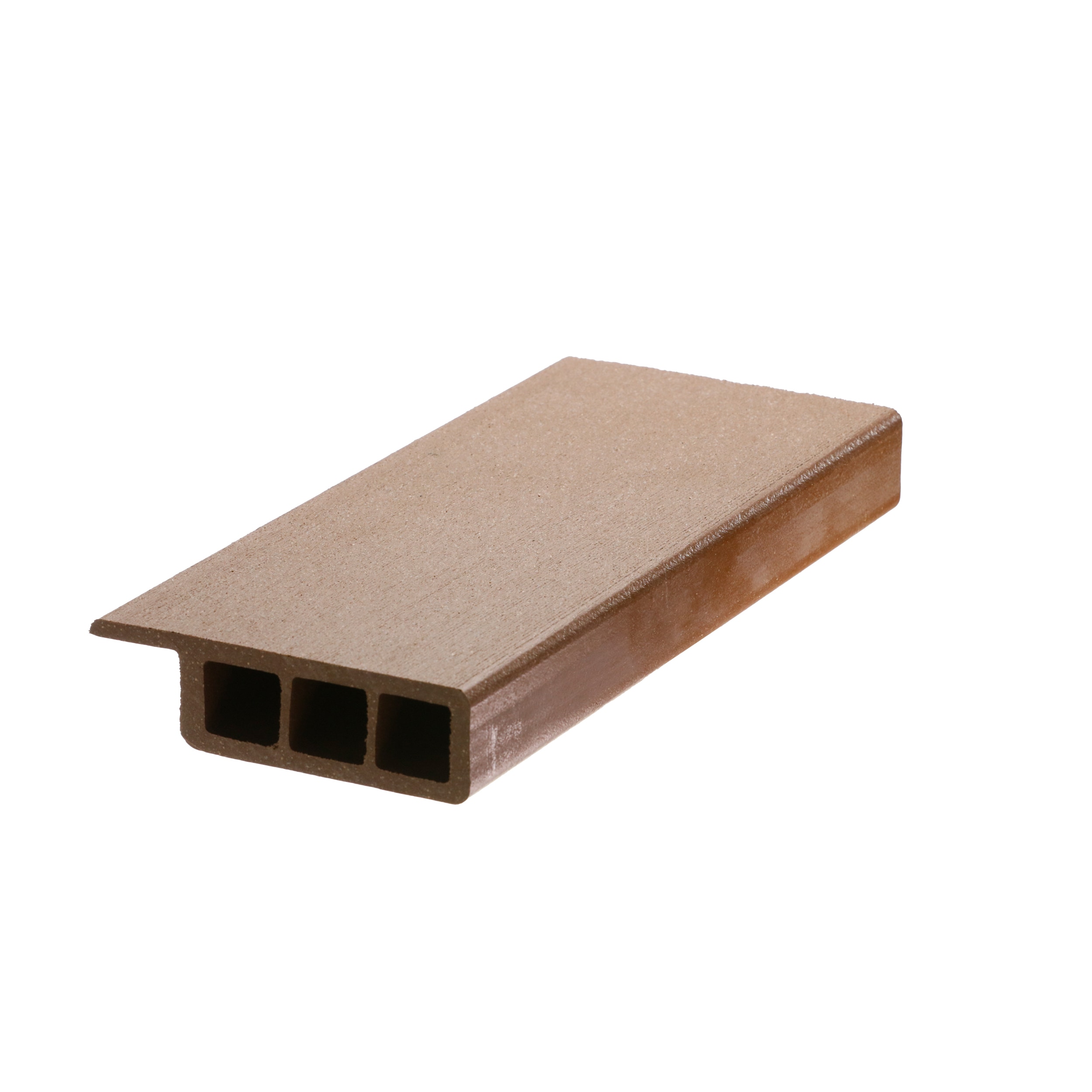 DuxxBak Composite Decking I.Dekk Mahogany 12-ft Brown Composite Perimeter strip #DX-ID-PERSTRIPM-144