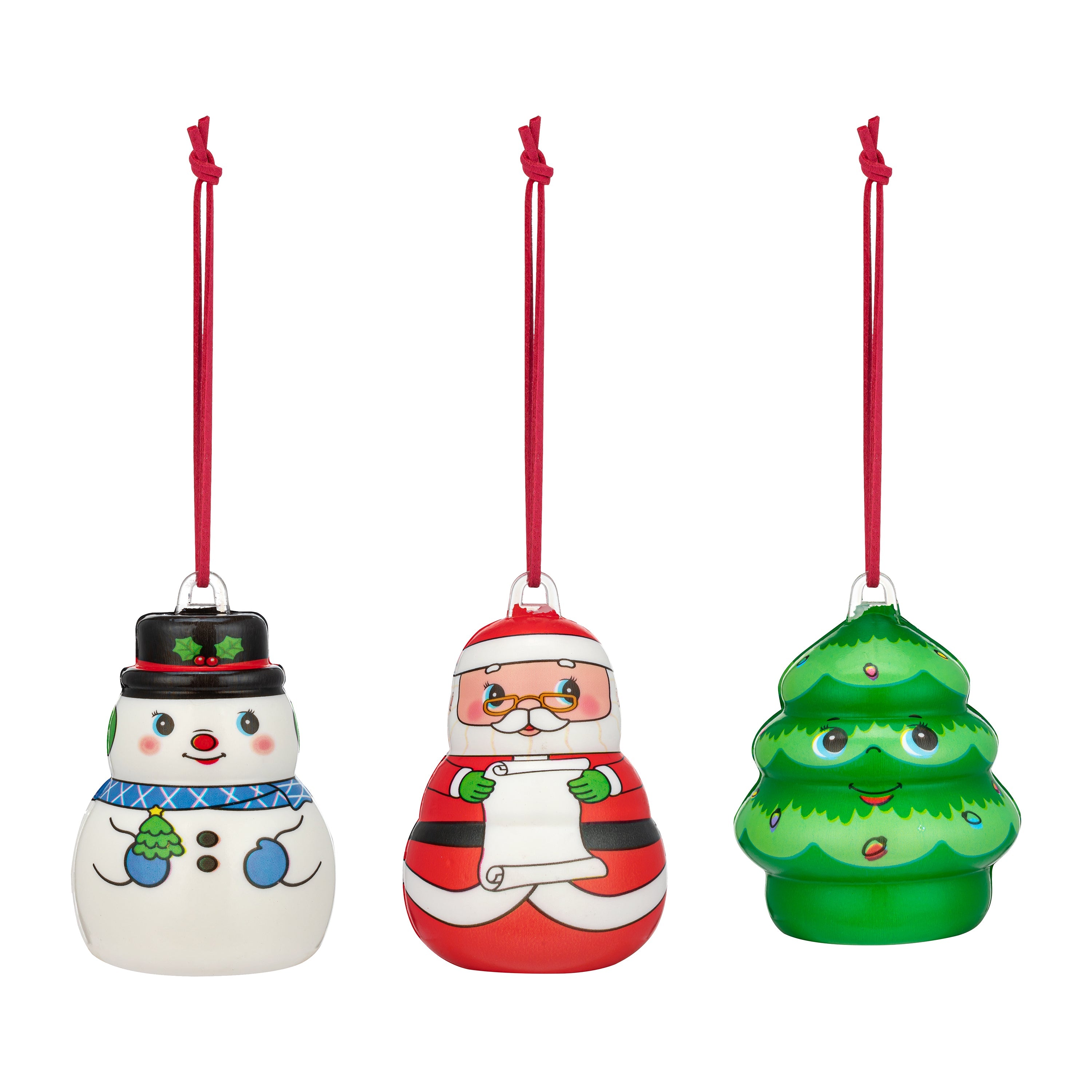 Mr. Christmas 3 in. Set of 3 Musical Marshmellodies Ornaments