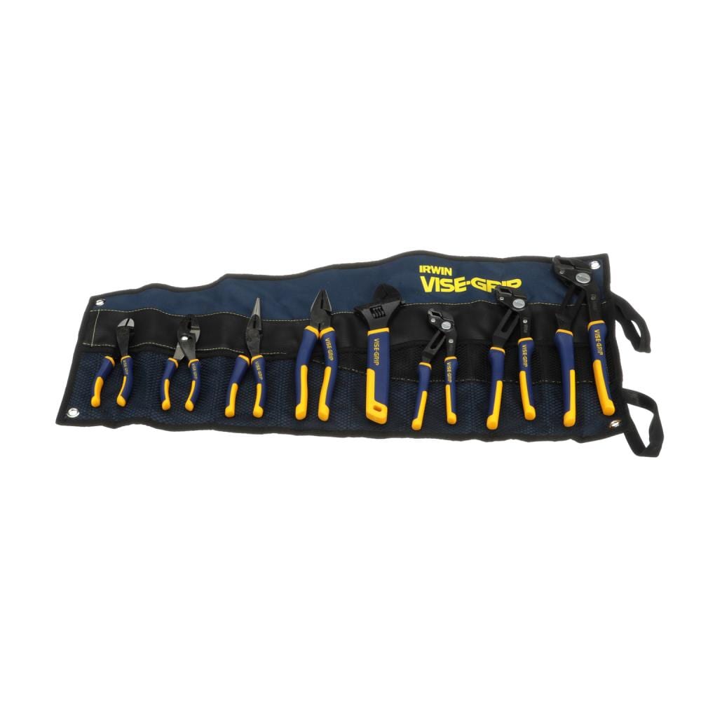 IRWIN VISE-GRIP GrooveLock 8-Pack Assorted Pliers with Soft Case