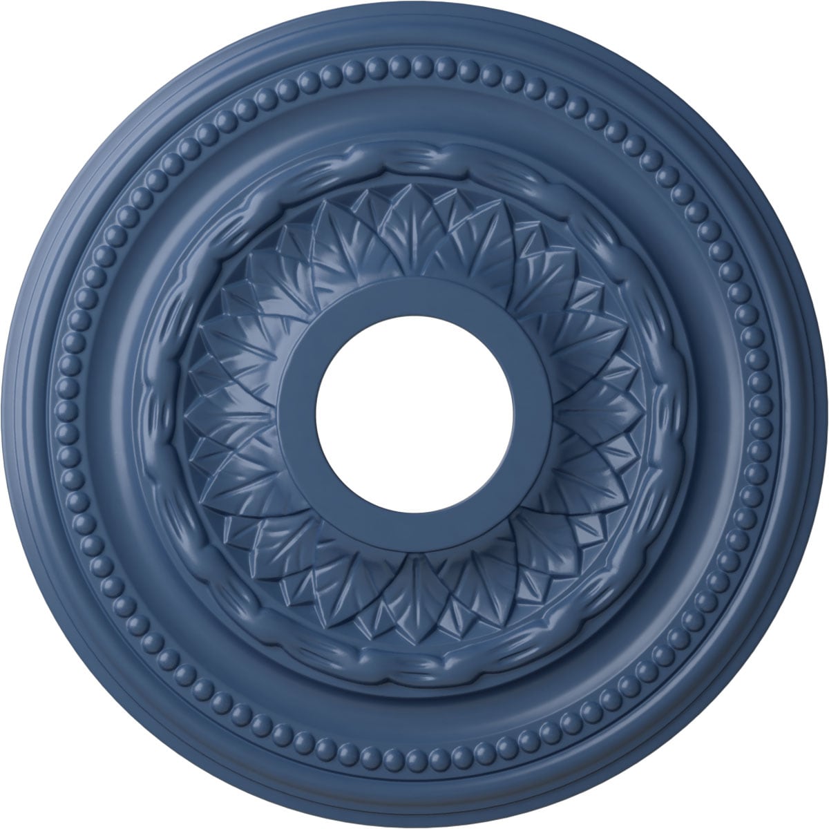 Ekena Millwork CM15GAAMF Galway 15.75-in W x 15.75-in L Painted Americana Polyurethane Whole Ceiling Medallion