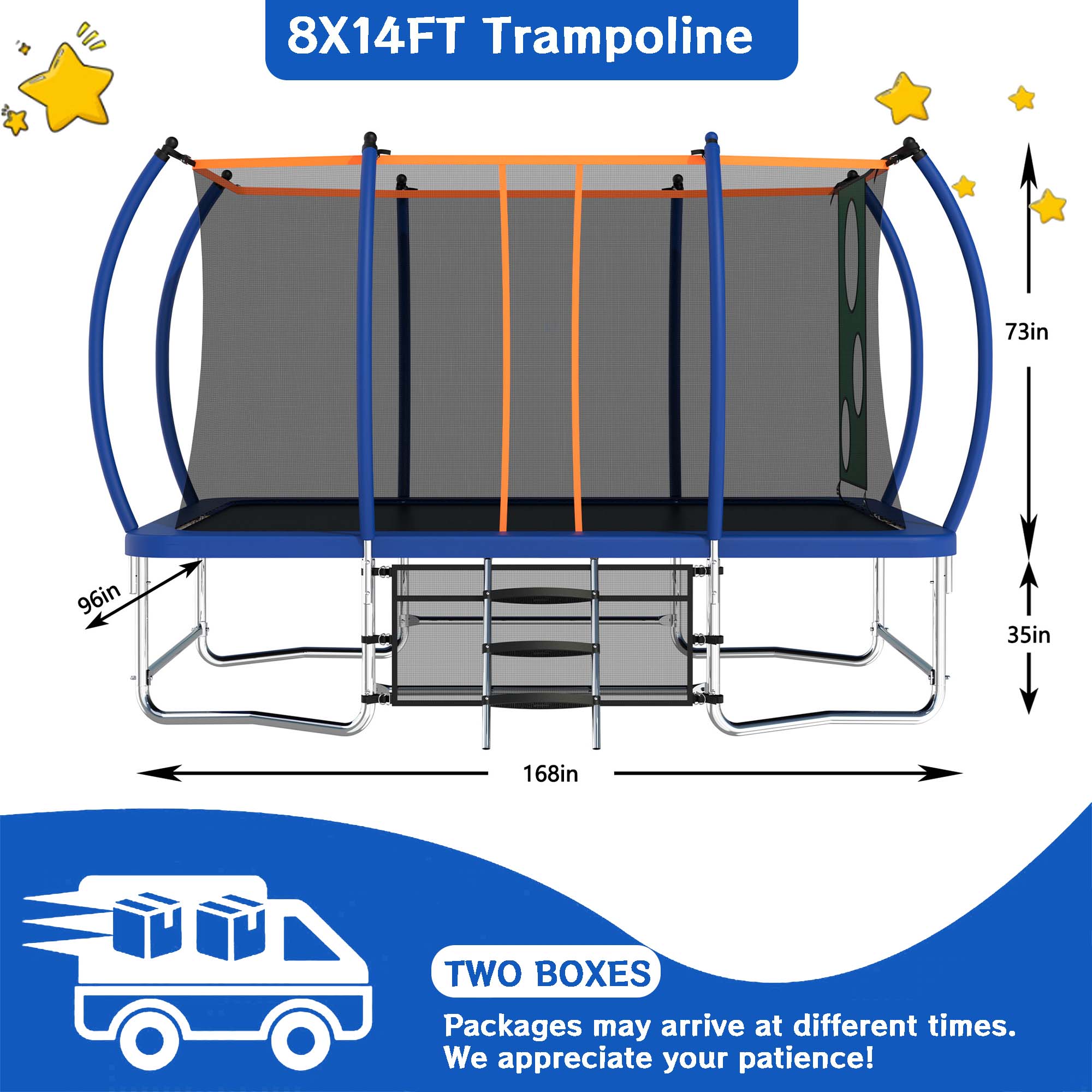 Fun Orange FUN25BC21 trampolines - View #2