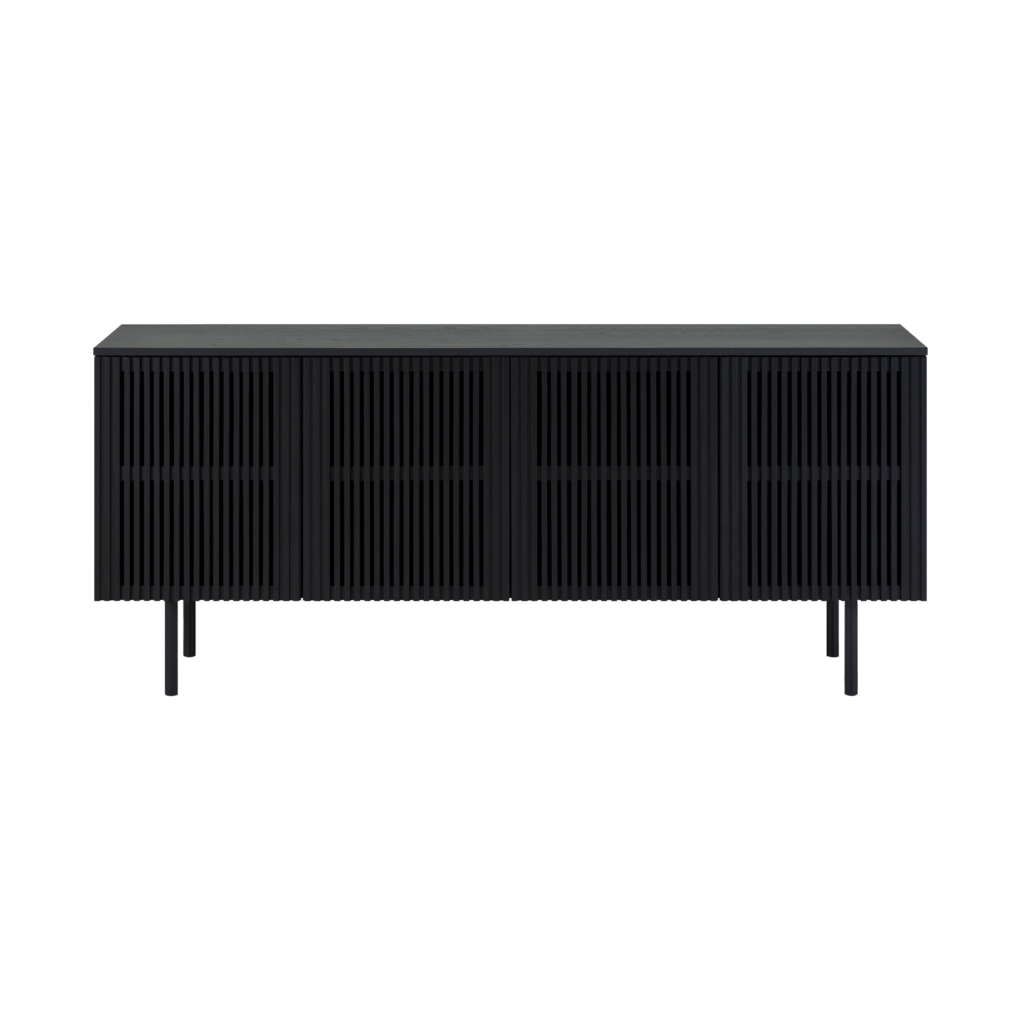 Armen Living LCPABUBLK Black Contemporary/Modern Dining Room Set with Rectangular Table ( Seats 4 )