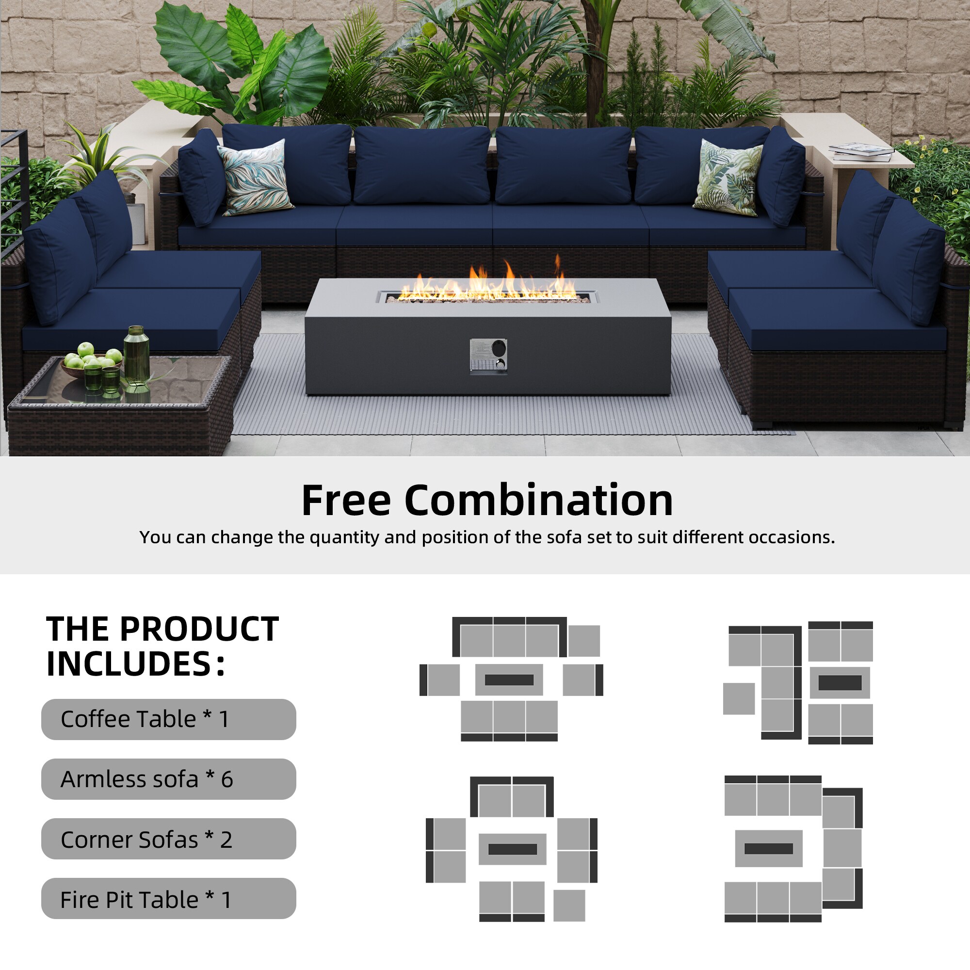 Patio Watcher SF-AB2C-N56TP Patio-Conversation-Sets - View #9