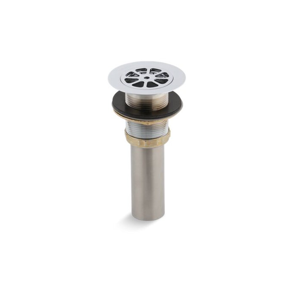 KOHLER 9115-CP 2-in Polished Chrome Brass Twist and Lock with Lock Mount & Tailpipe Included
