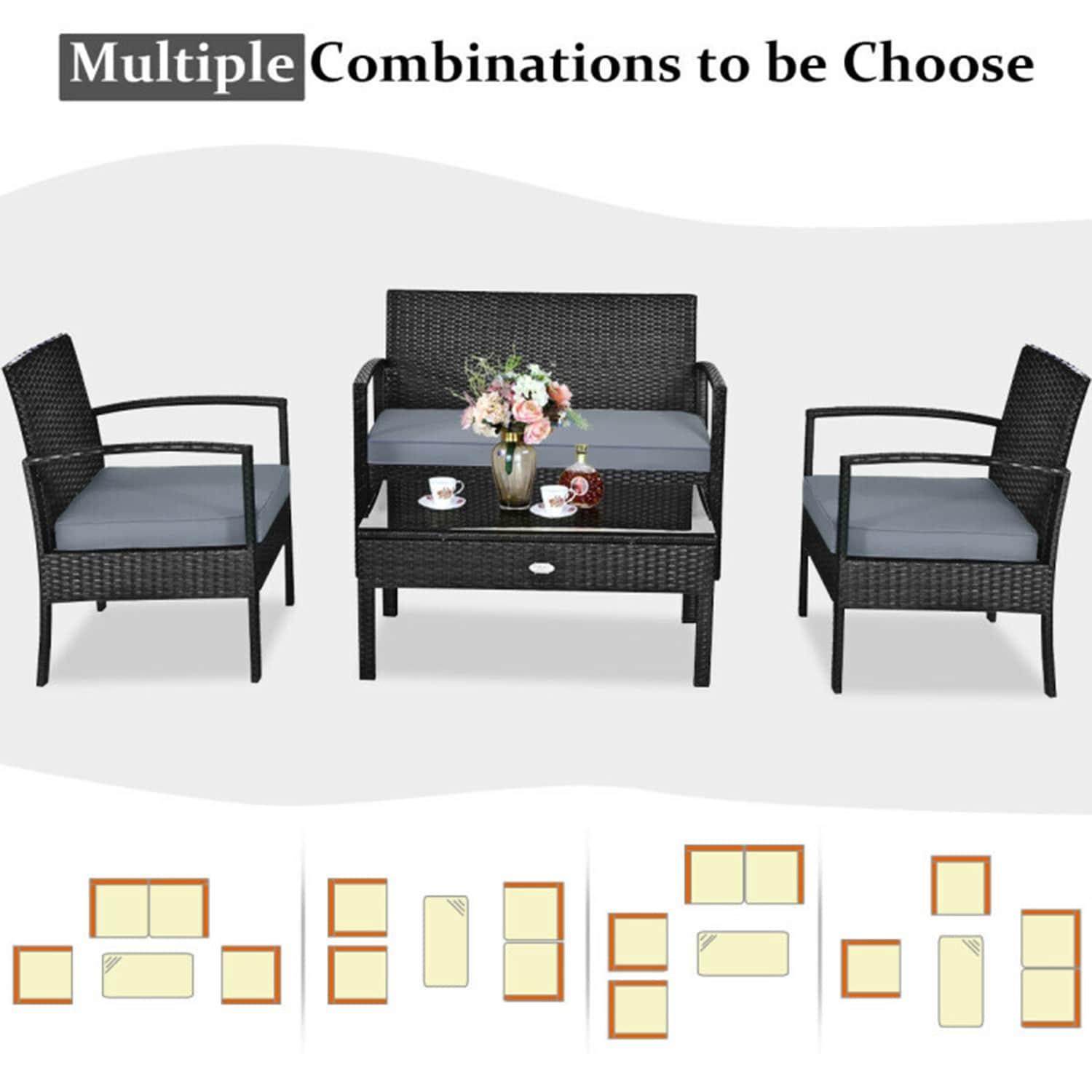Mondawe MDSL4801 Patio-Conversation-Sets - View #6