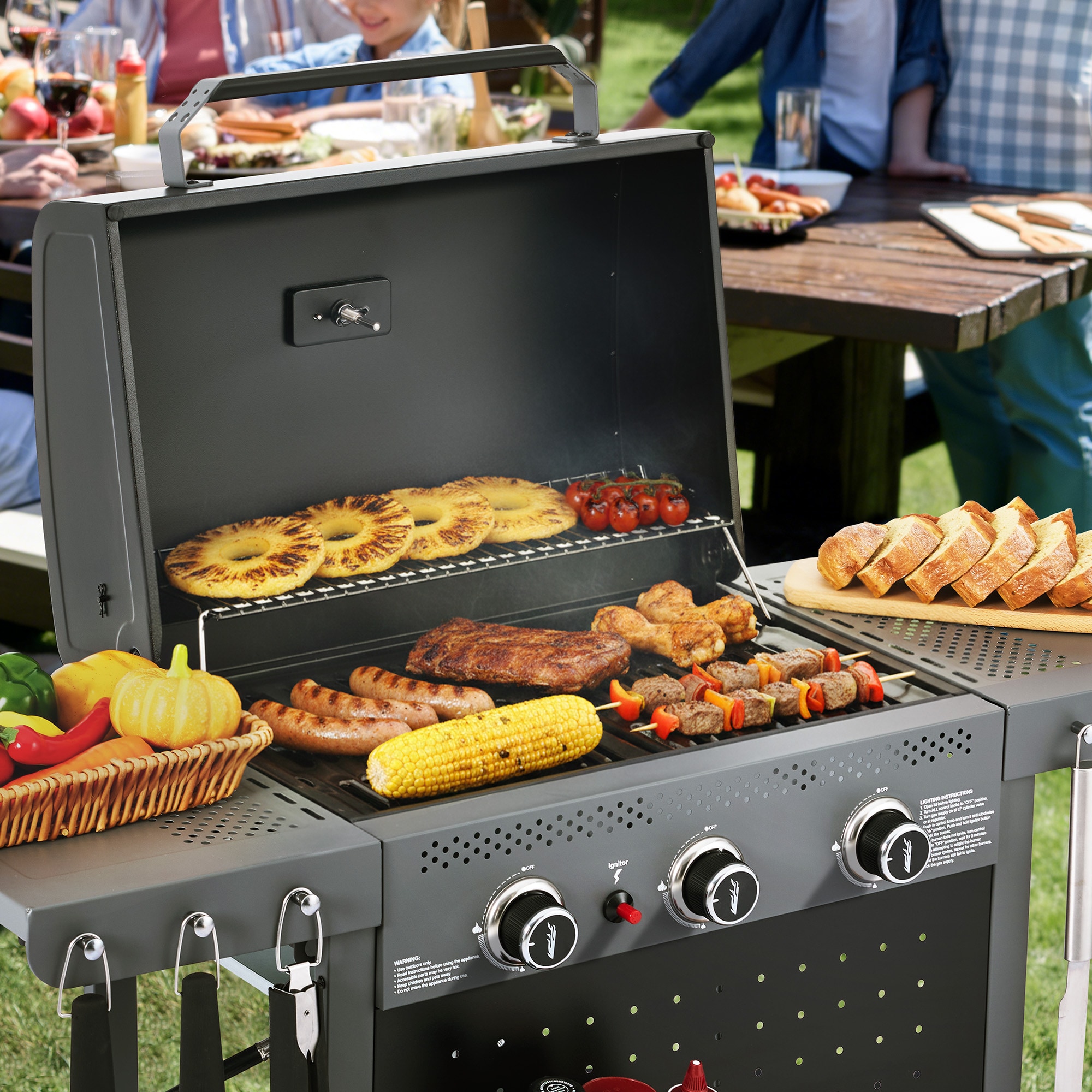 Royal Gourmet GL3001 Gas-Grill - View #3