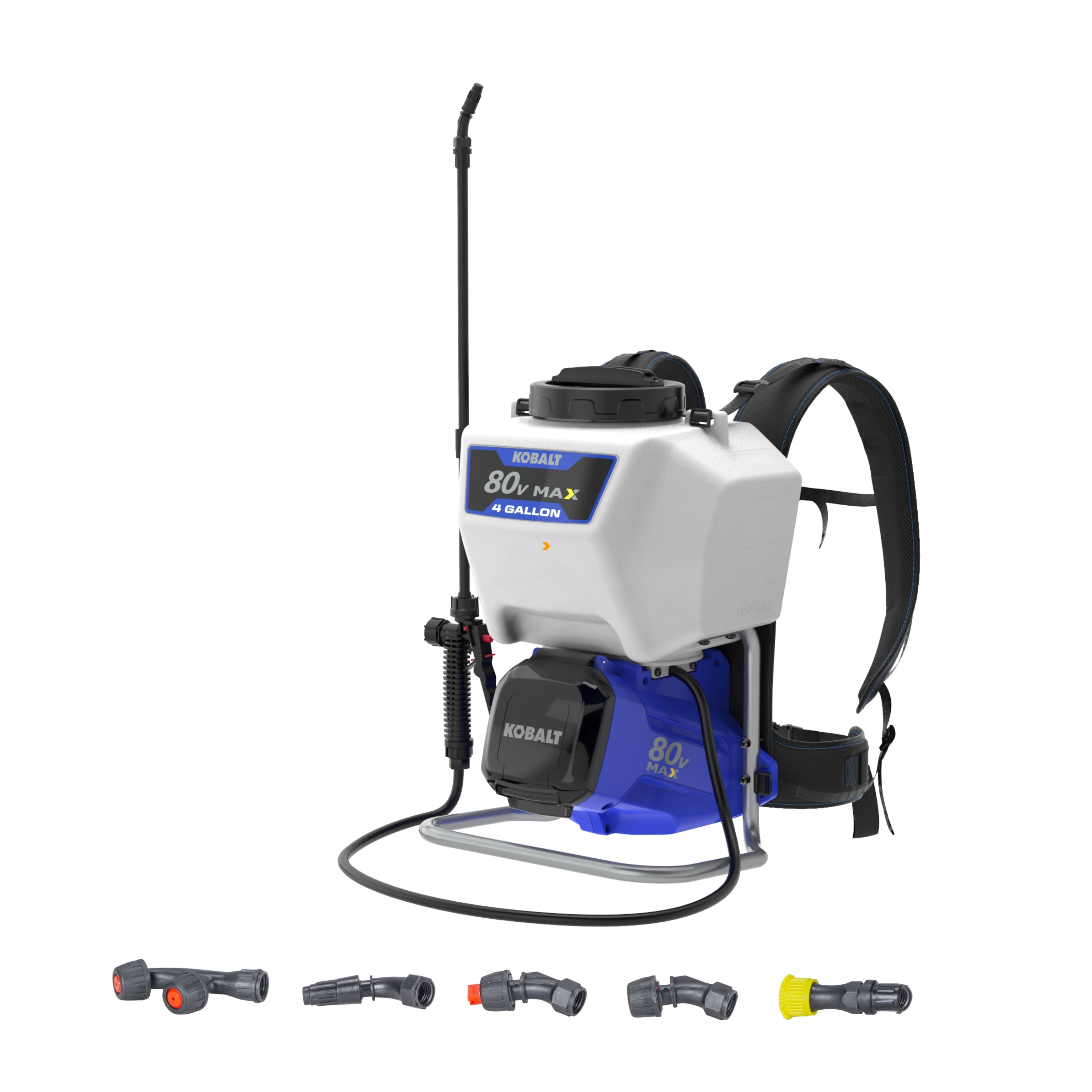 Kobalt 4-Gallon 80-volt Max Battery Operated Plastic Backpack Sprayer ...