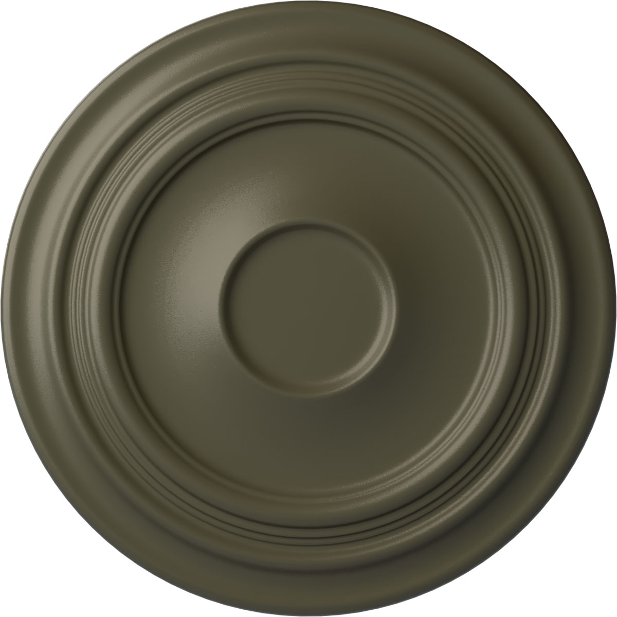 Ekena Millwork CM24TRWHF Traditional 24.375-in W x 24.375-in L Painted Witch Hazel Polyurethane Whole Ceiling Medallion