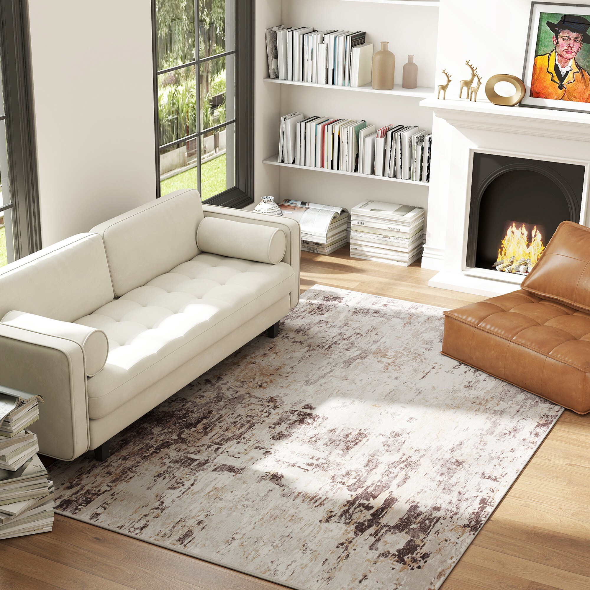 HomCom 83C-048V01YL rugs - View #2