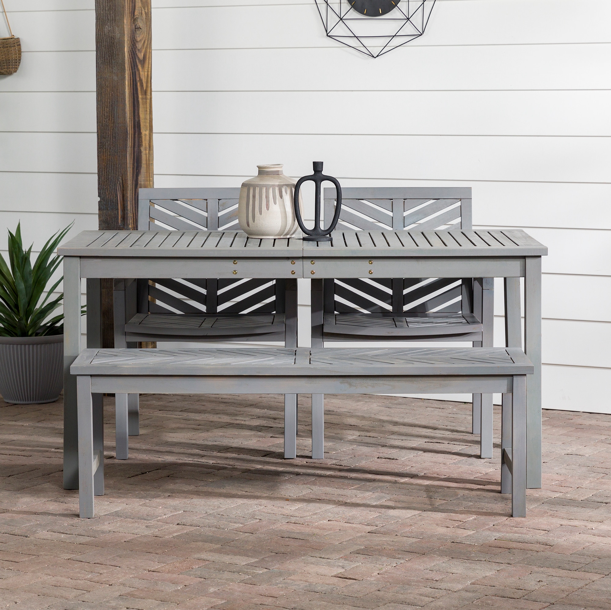 Walker Edison LWW4DGVINGW Patio-Dining-Sets - View #2