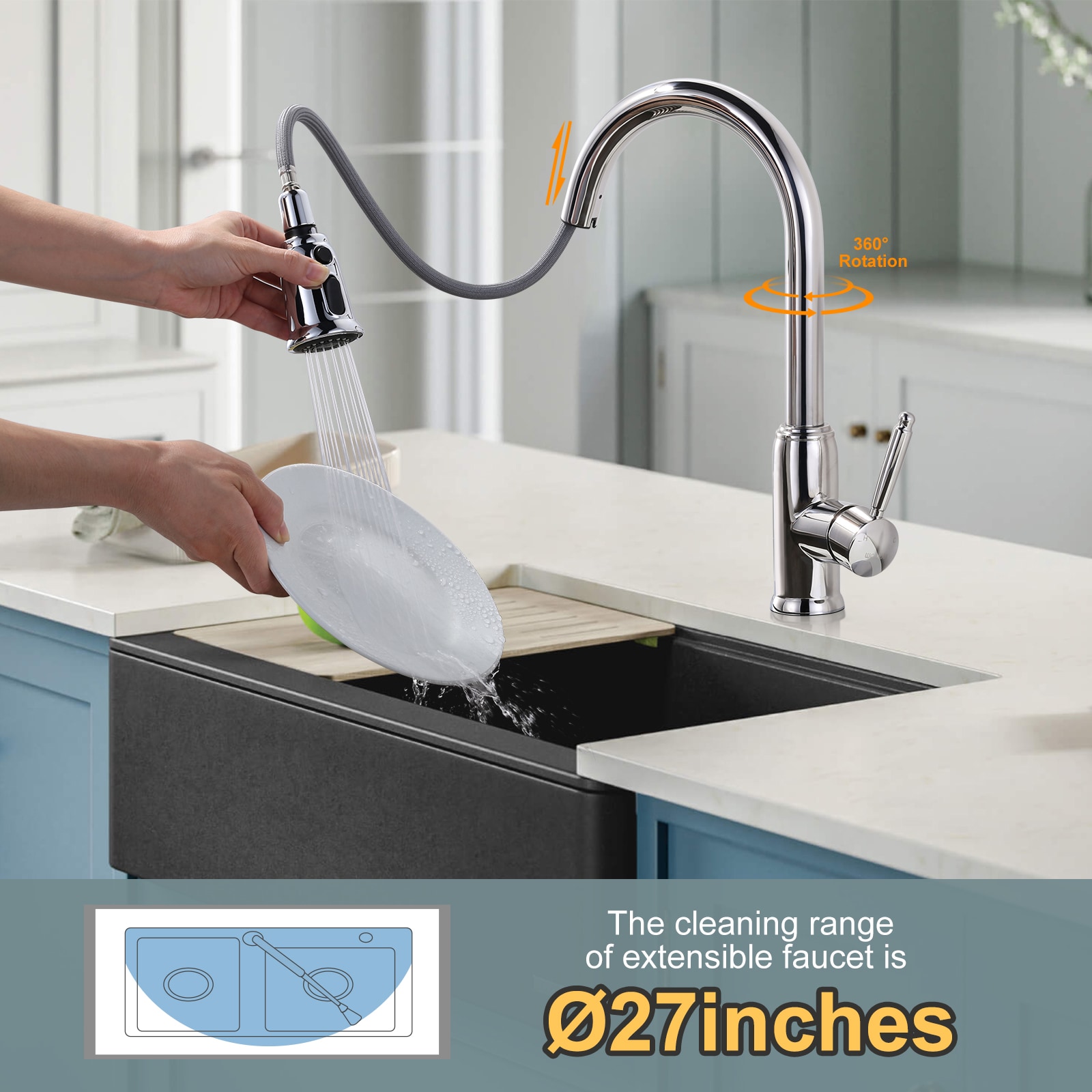 WOWOW 2310101C-LW Kitchen-Faucets - View #5
