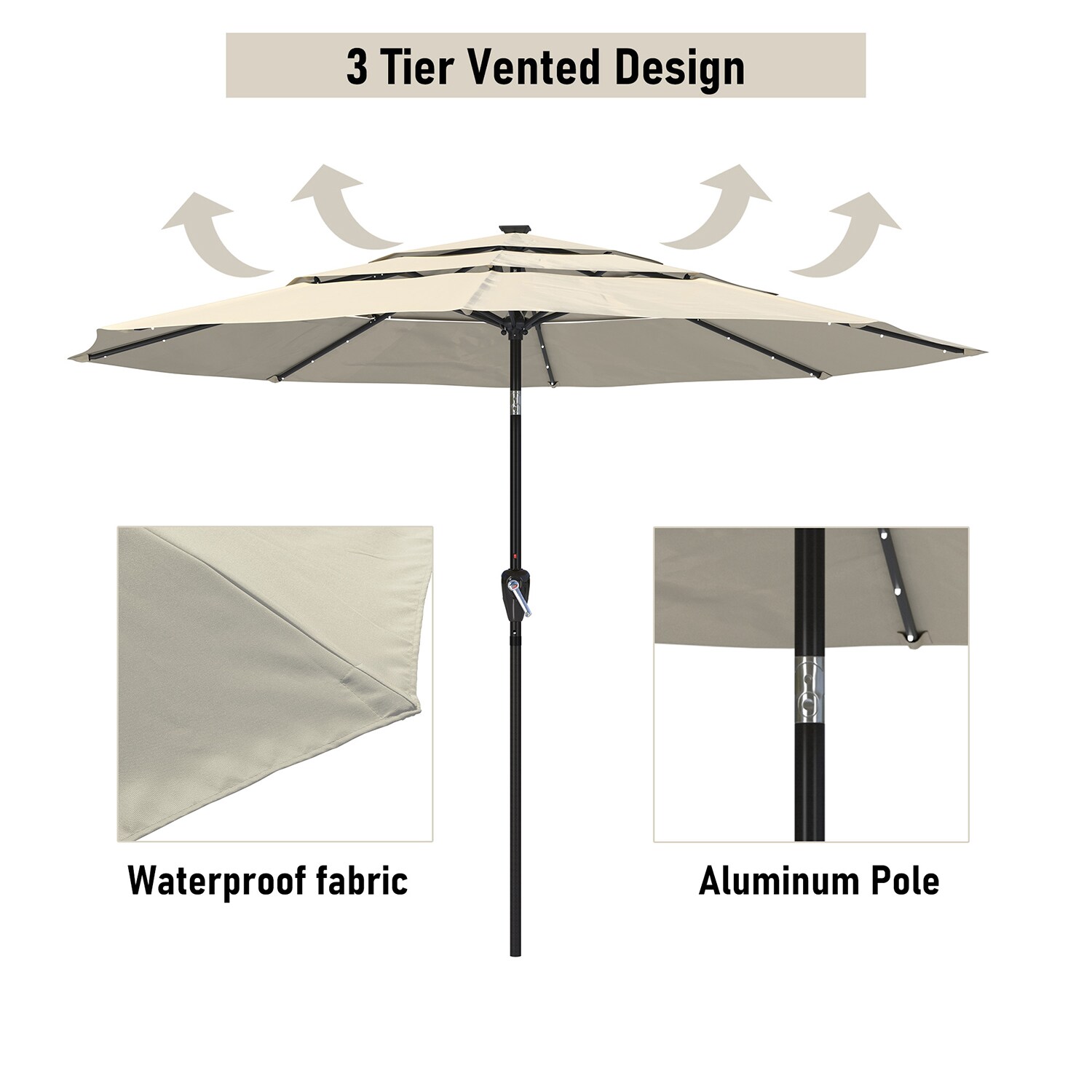 GZMR GZHT113LED-TN Umbrellas-2 - View #6