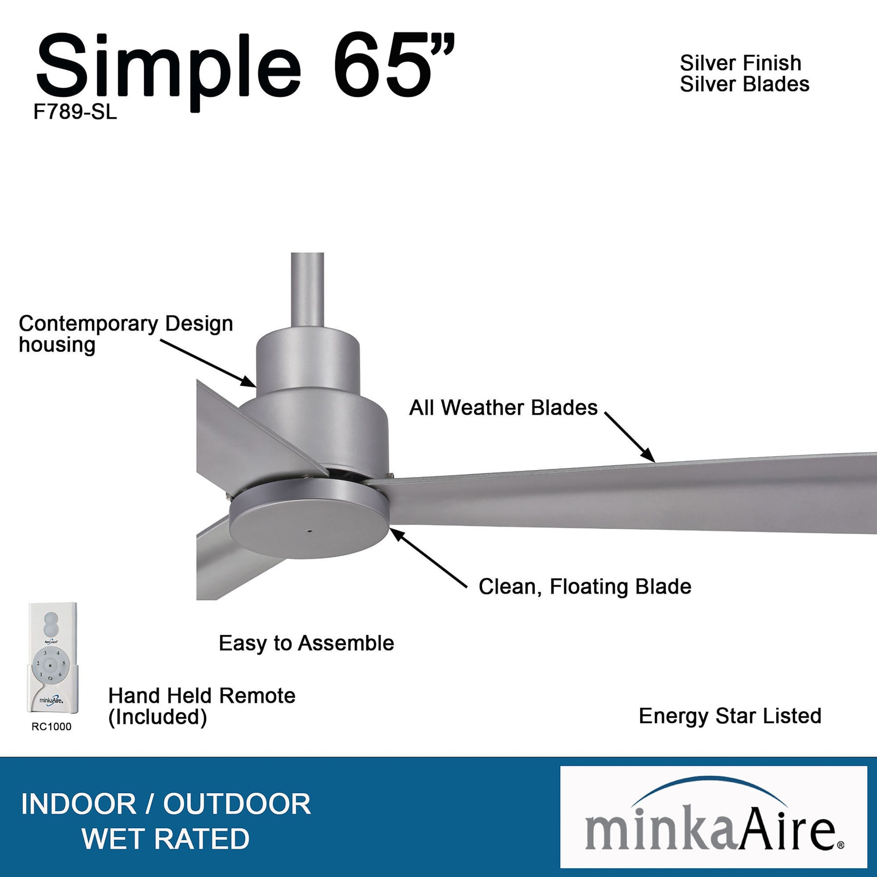 Minka Aire F789-SL Ceiling-Fans - View #2